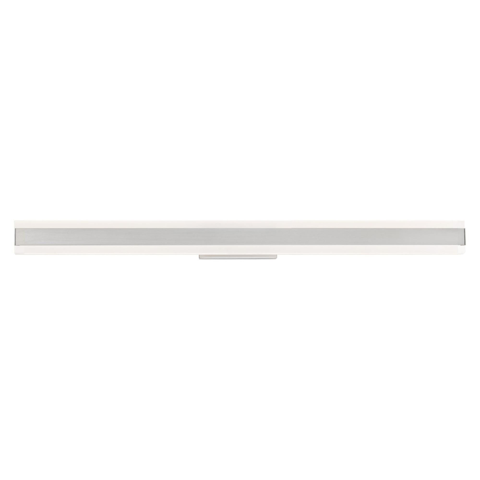 Cinch 37in LED Bathroom Vanity or Wall Light 3-CCT 2700K-3000K-3500K Set to 2700K in Brushed Nickel