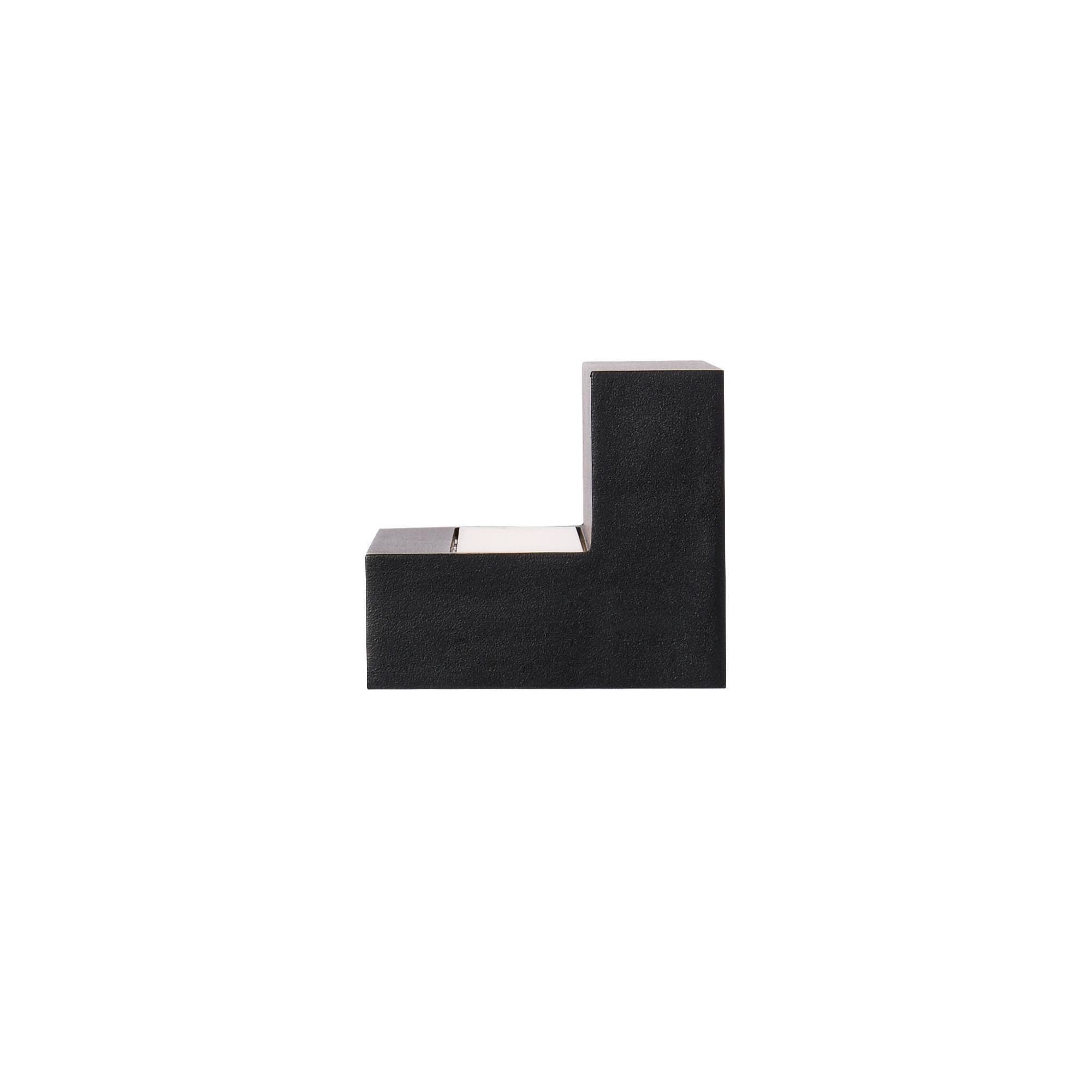 Bantam 9in LED Wall Light 3-CCT 2700K-3000K-3500K Set to 2700K in Black
