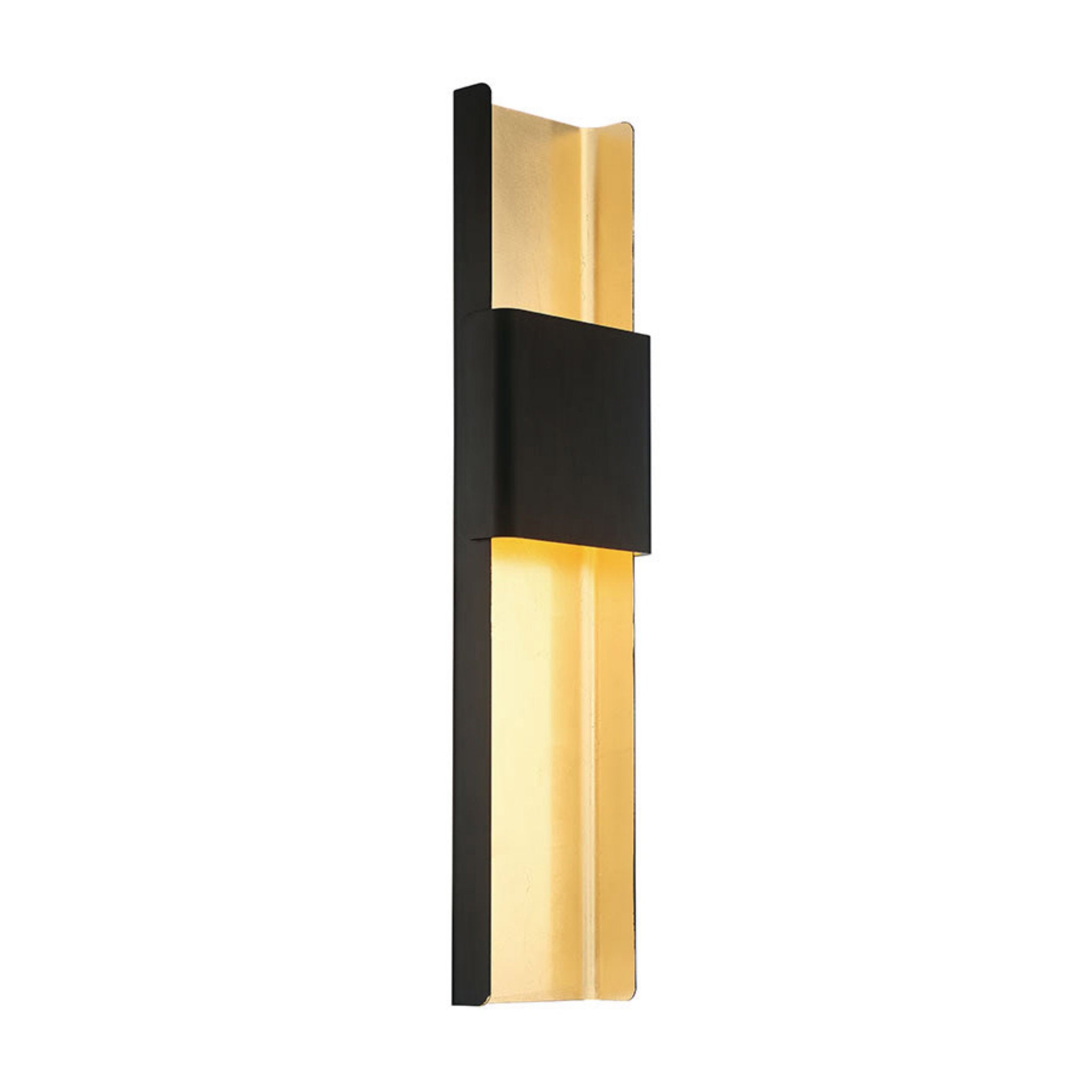 Modern Forms WS-40832-BZ/GL 3000K 21 Watt Tribeca LED Wall Sconce in Bronze & Gold Leaf