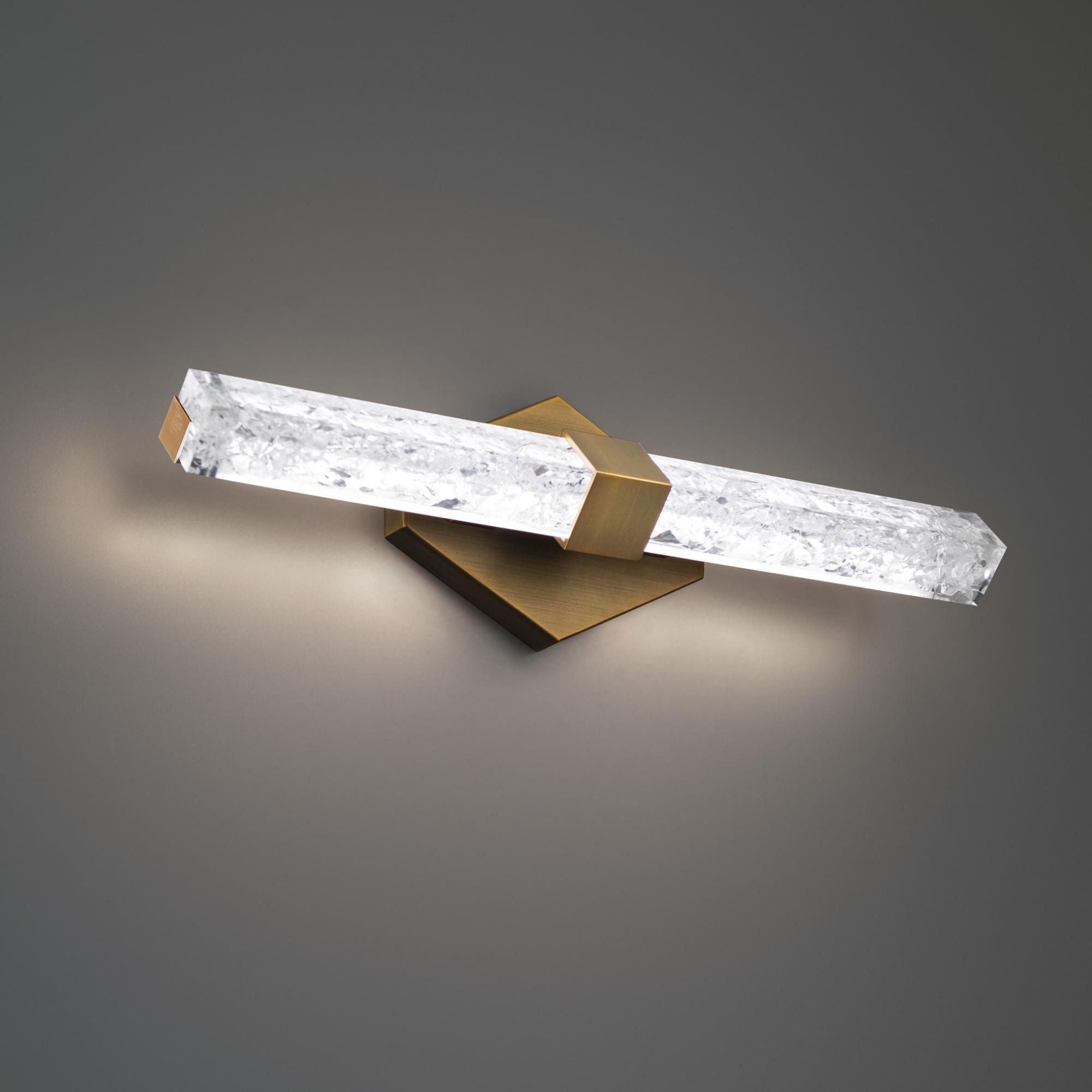 Regal 18in LED Bathroom Vanity or Wall Light 3000K in Aged Brass