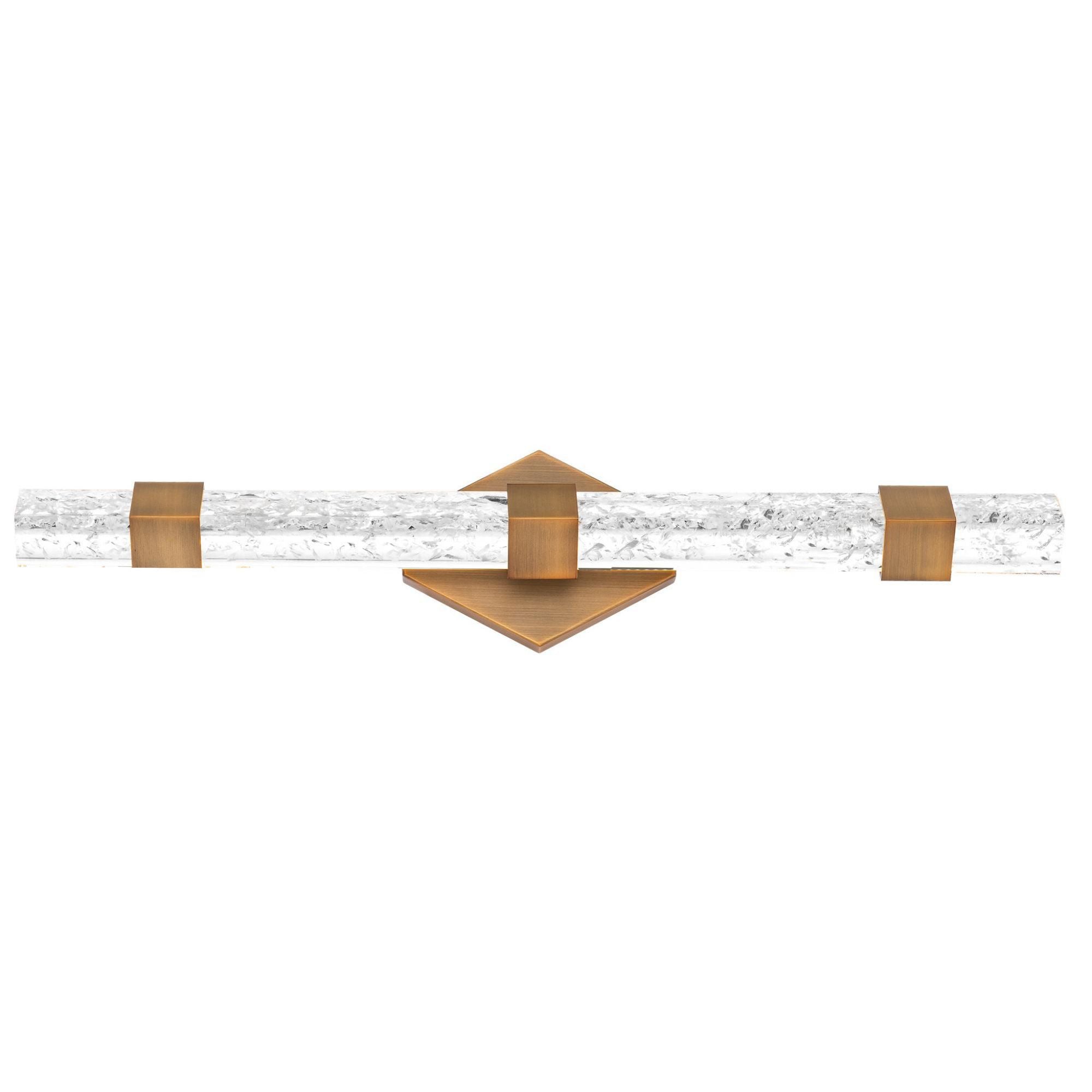 Regal 28in LED Bathroom Vanity or Wall Light 3000K in Aged Brass