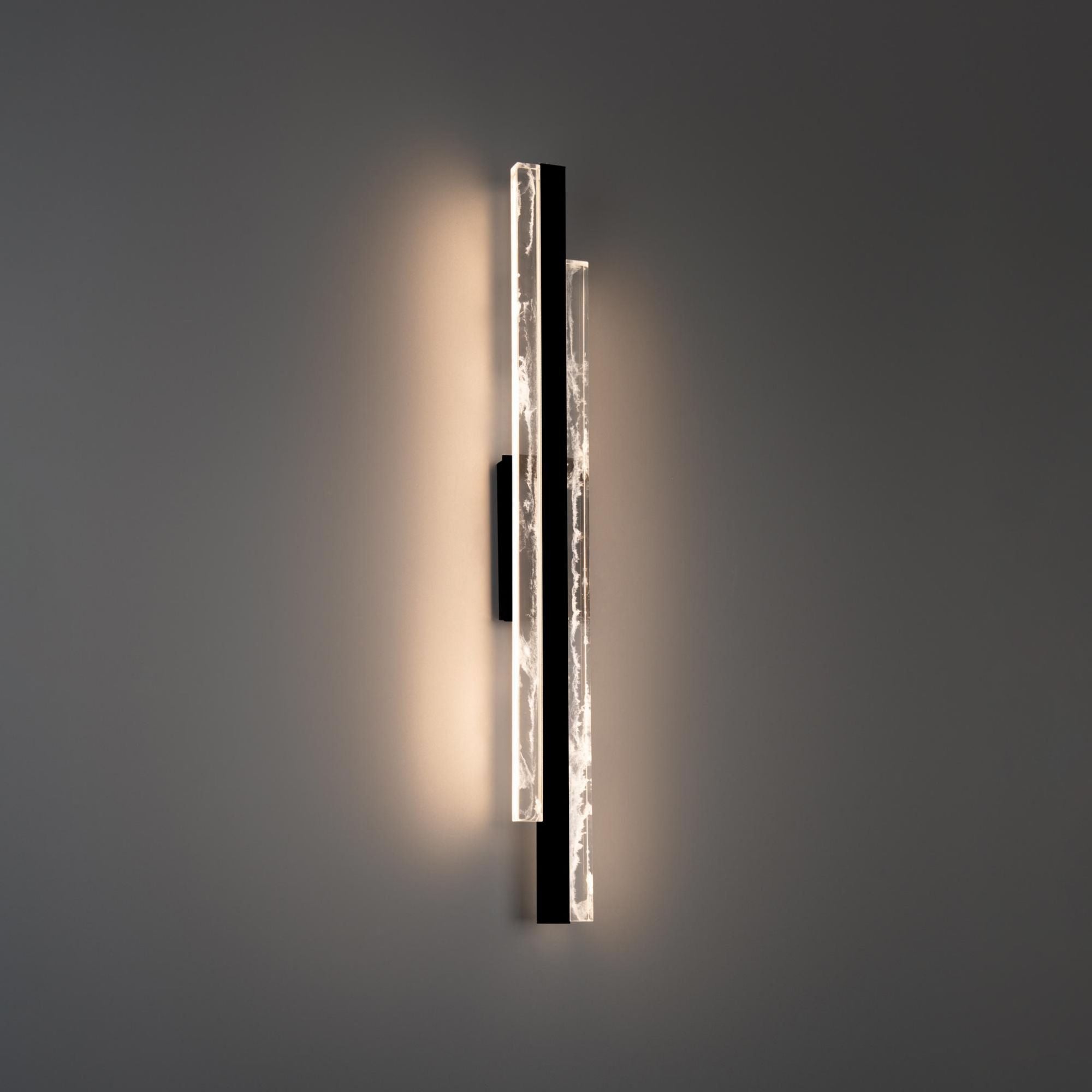Tandem 27in LED Bath Vanity & Wall Light 3000K in Black