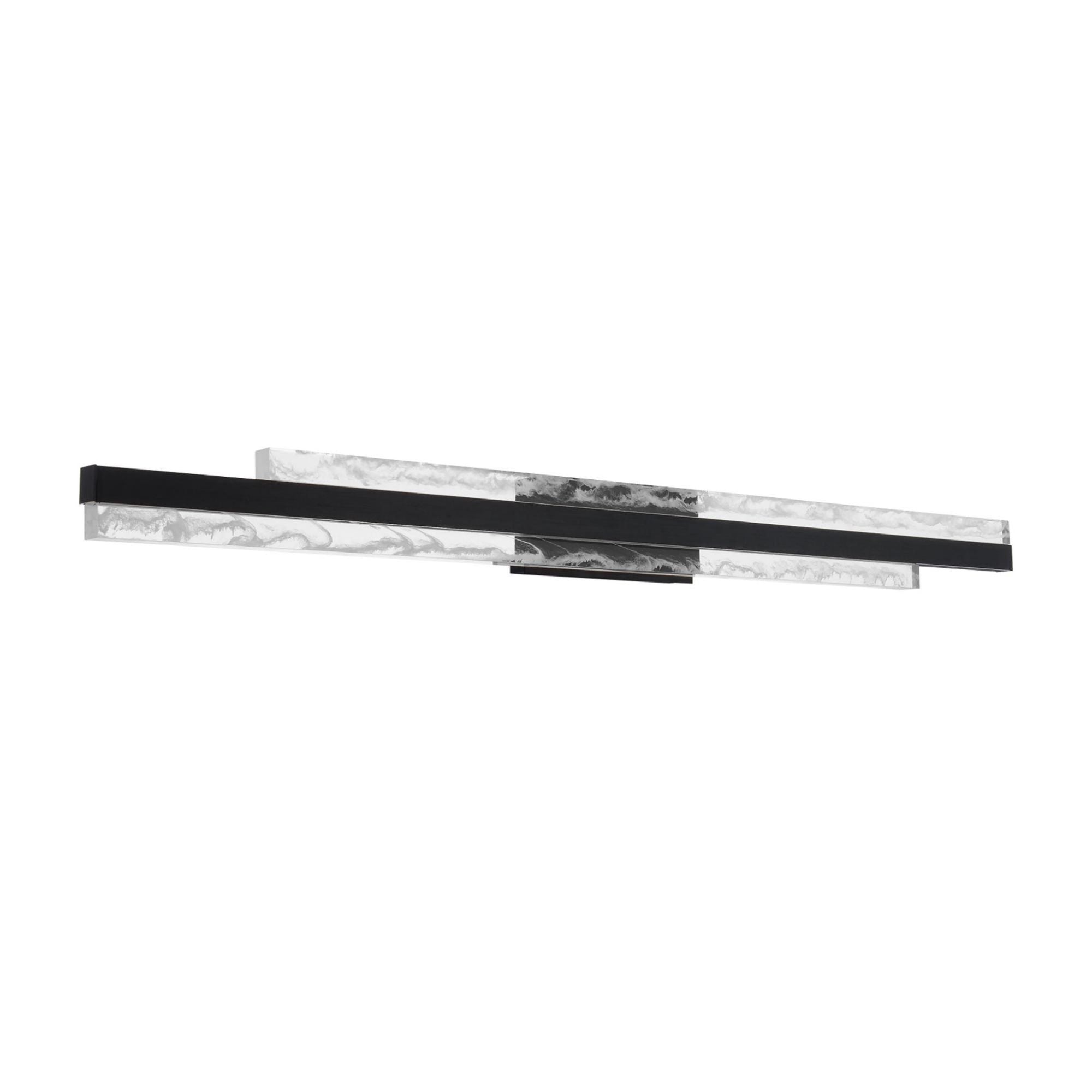 Tandem 37in LED Bath Vanity & Wall Light 3000K in Black