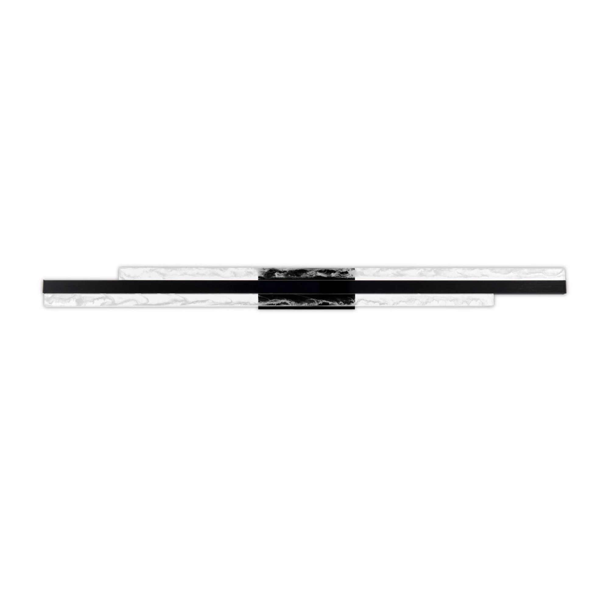 Tandem 37in LED Bath Vanity & Wall Light 3000K in Black