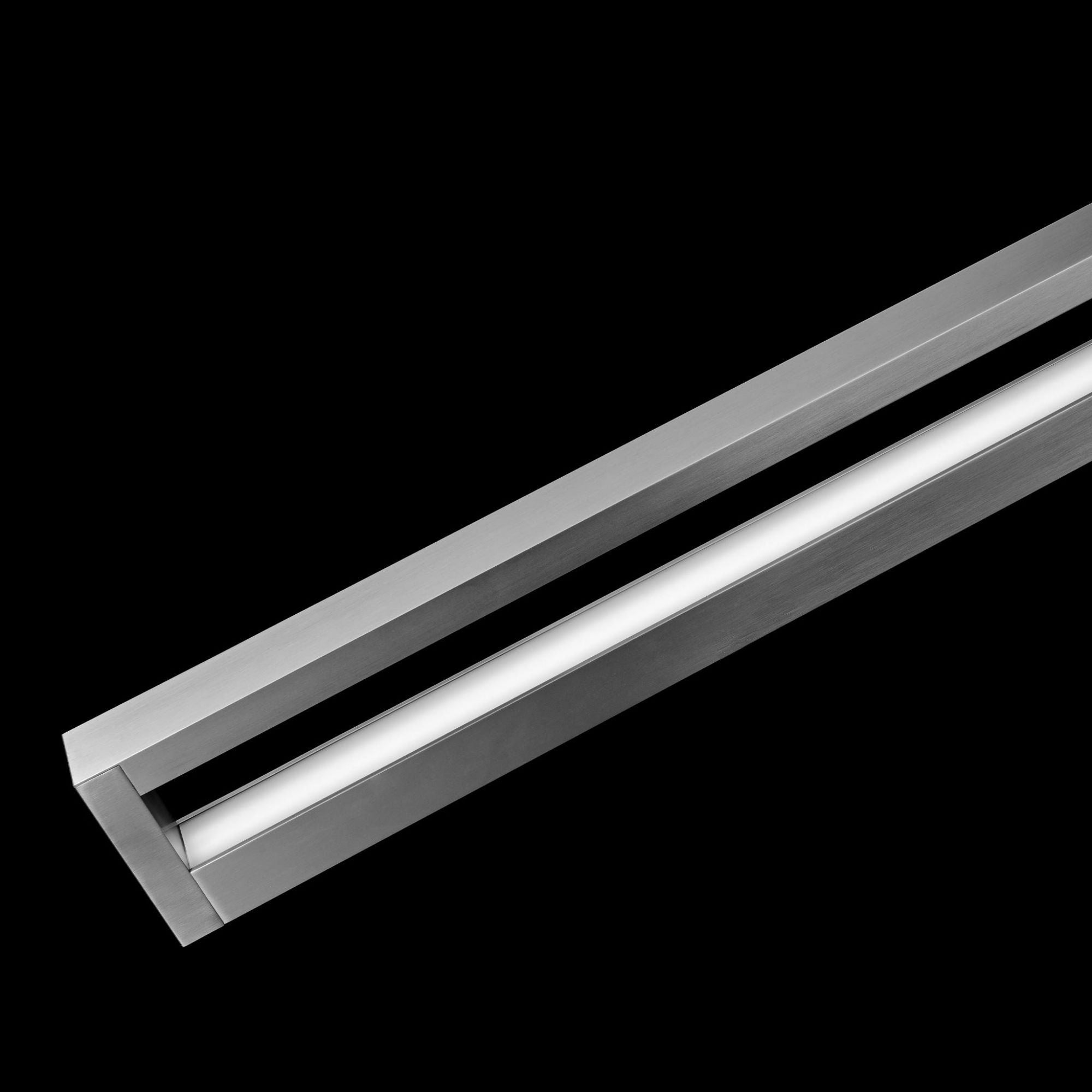 Open Bar 37in LED Bathroom Vanity or Wall Light 3-CCT 2700K-3000K-3500K Set to 3000K in Brushed Nickel