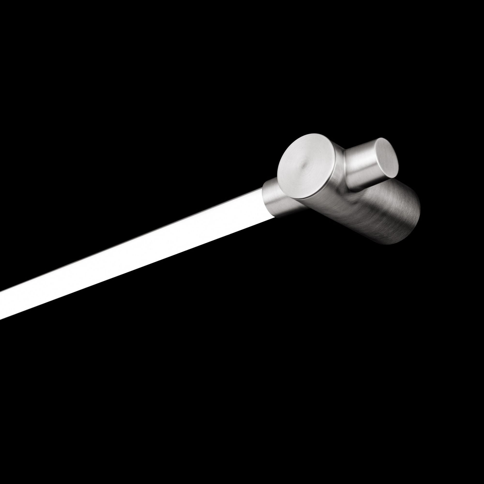 Cadence 39in LED Bathroom Vanity or Wall Light 3000K with Square and Round Backplate in Brushed Nickel