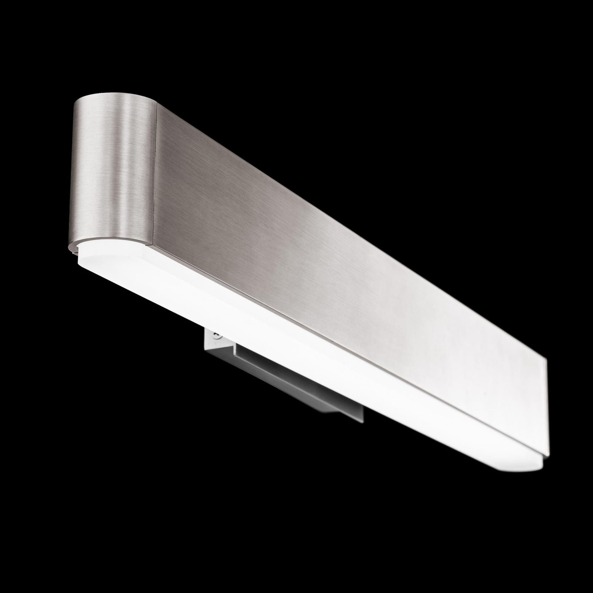 0 to 60 24in LED Bathroom Vanity or Wall Light 3-CCT 2700K-3000K-3500K Set 3000K in Brushed Nickel