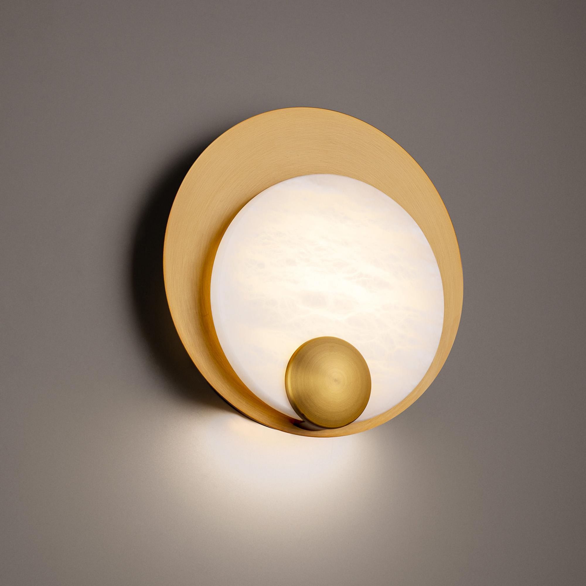 Rowlings 10in LED Wall Sconce 3000K in Aged Brass