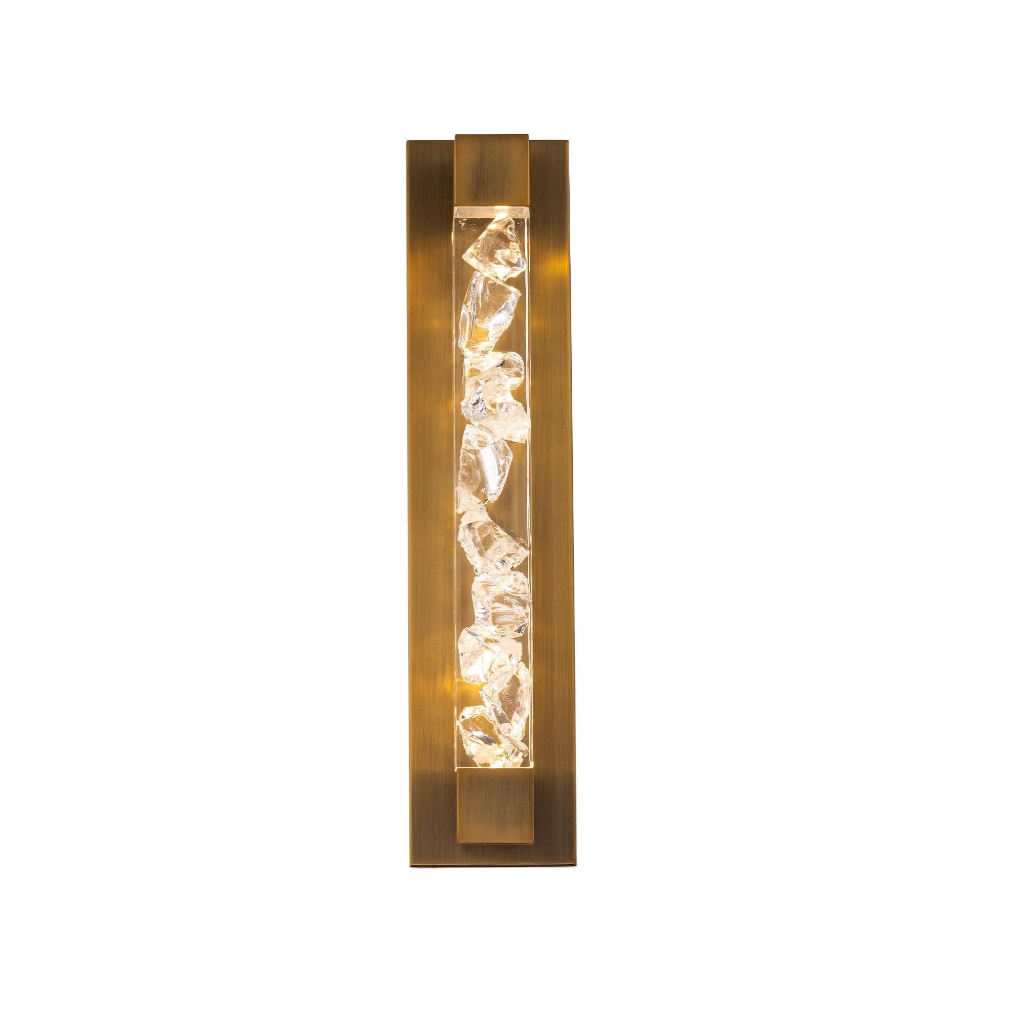 Terra 20in LED Bath Vanity & Wall Light 3000K in Aged Brass