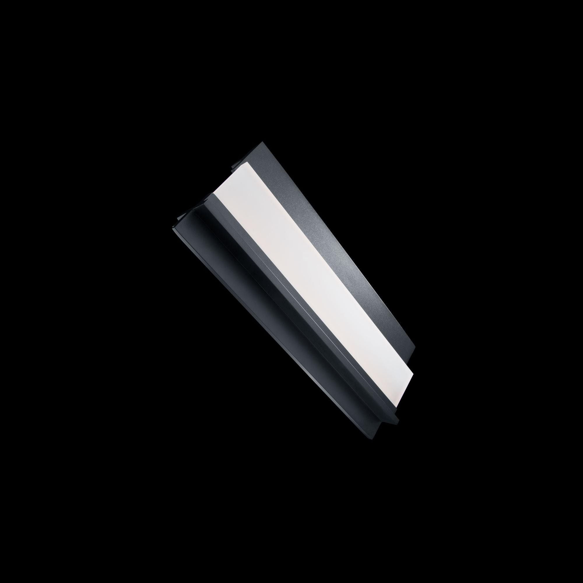 Enigma 18in LED Indoor or Outdoor Wall Light 3000K in Black