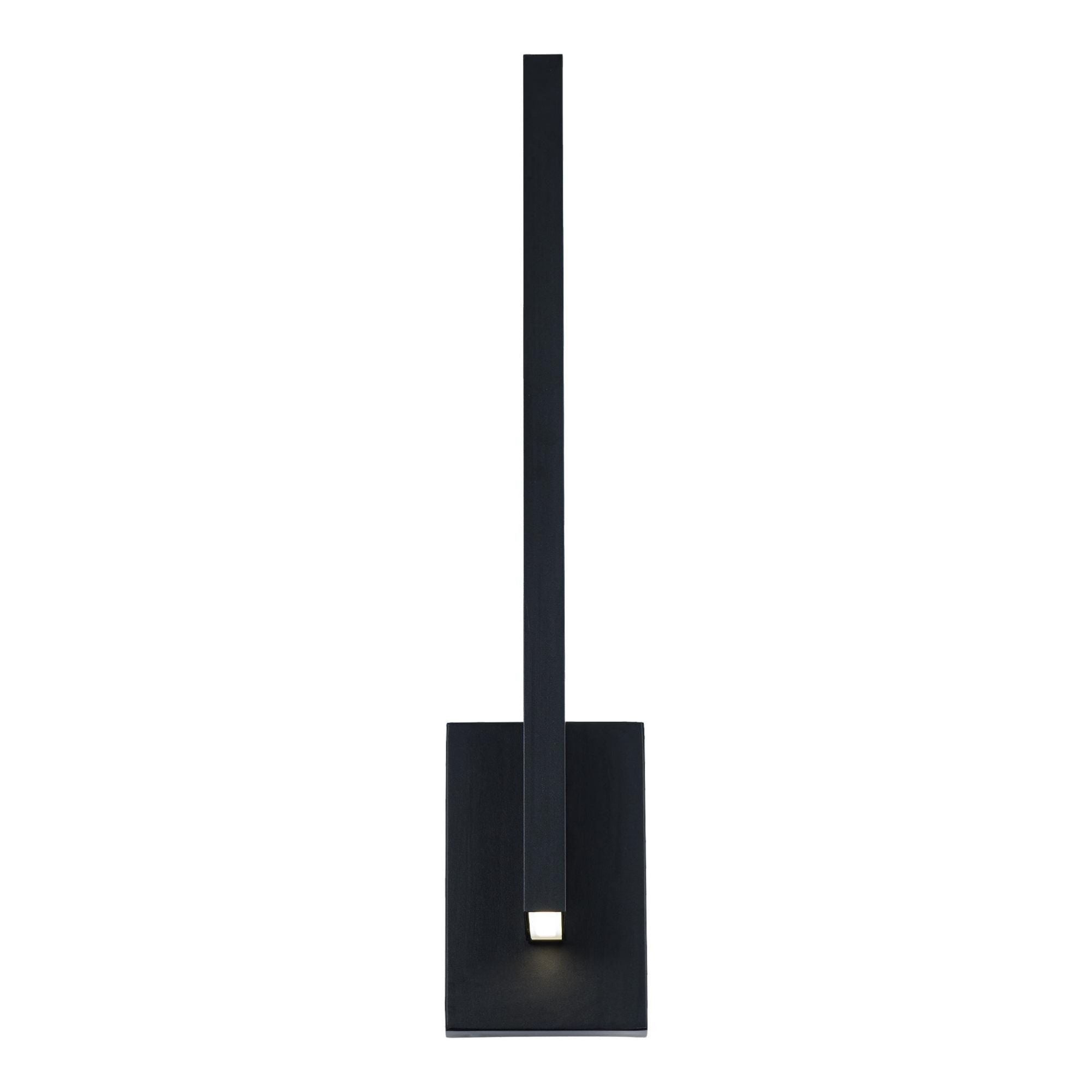 Mako 22in LED Indoor or Outdoor Wall Light 3-CCT 3000K-3500K-4000K Set to 3500K in Black