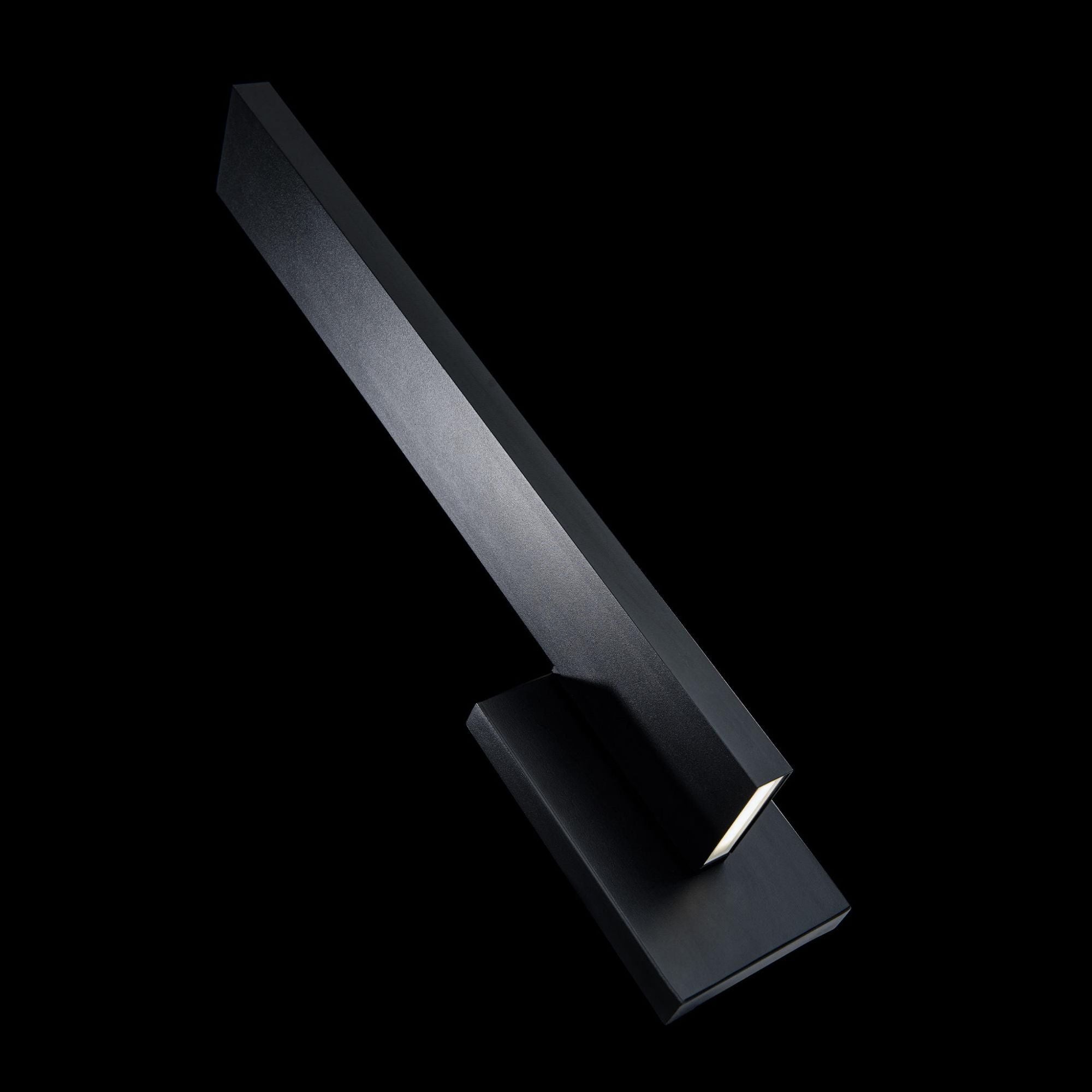 Mako 22in LED Indoor or Outdoor Wall Light 3-CCT 3000K-3500K-4000K Set to 3500K in Black