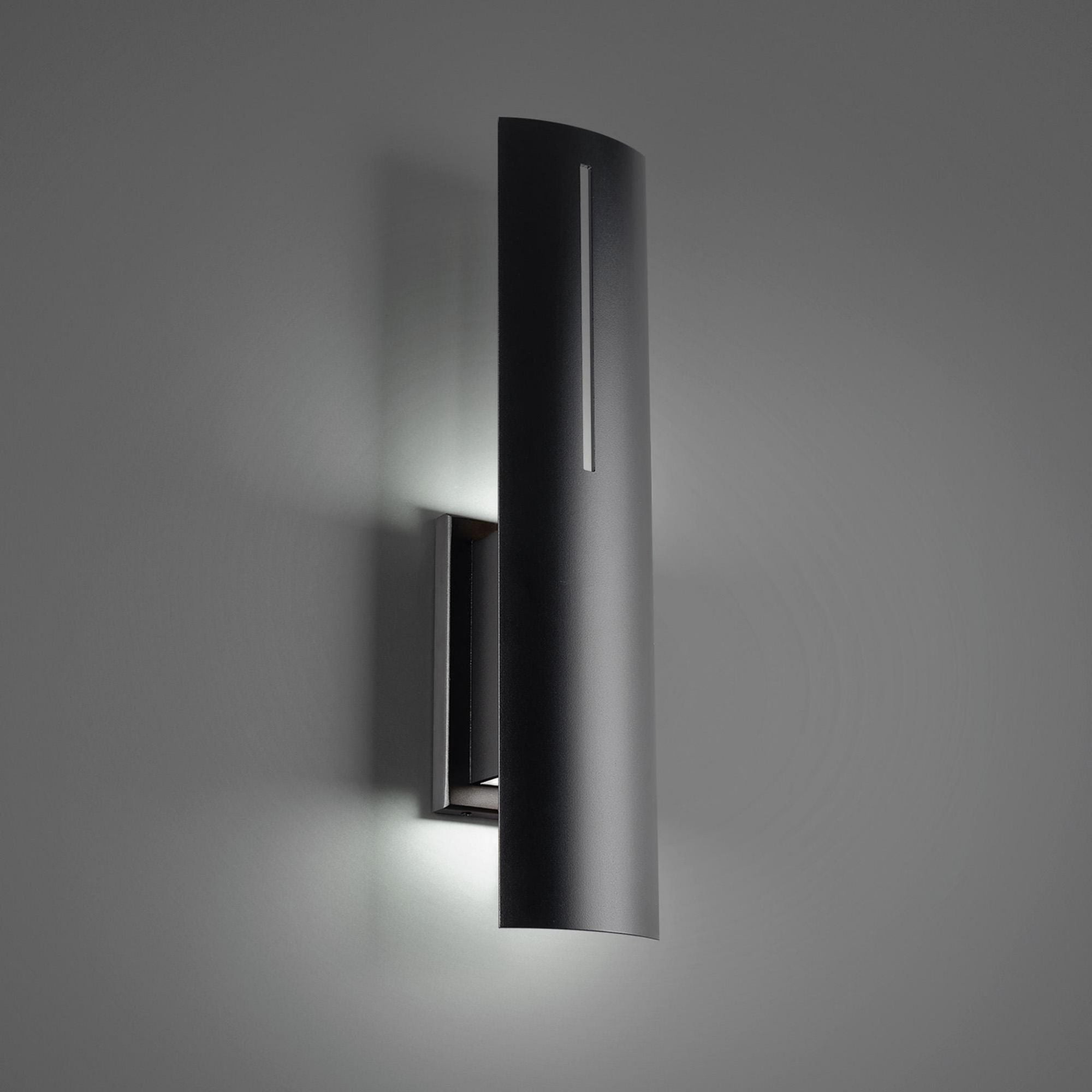 Aegis 20in LED Outdoor Wall Light 4000K in Black