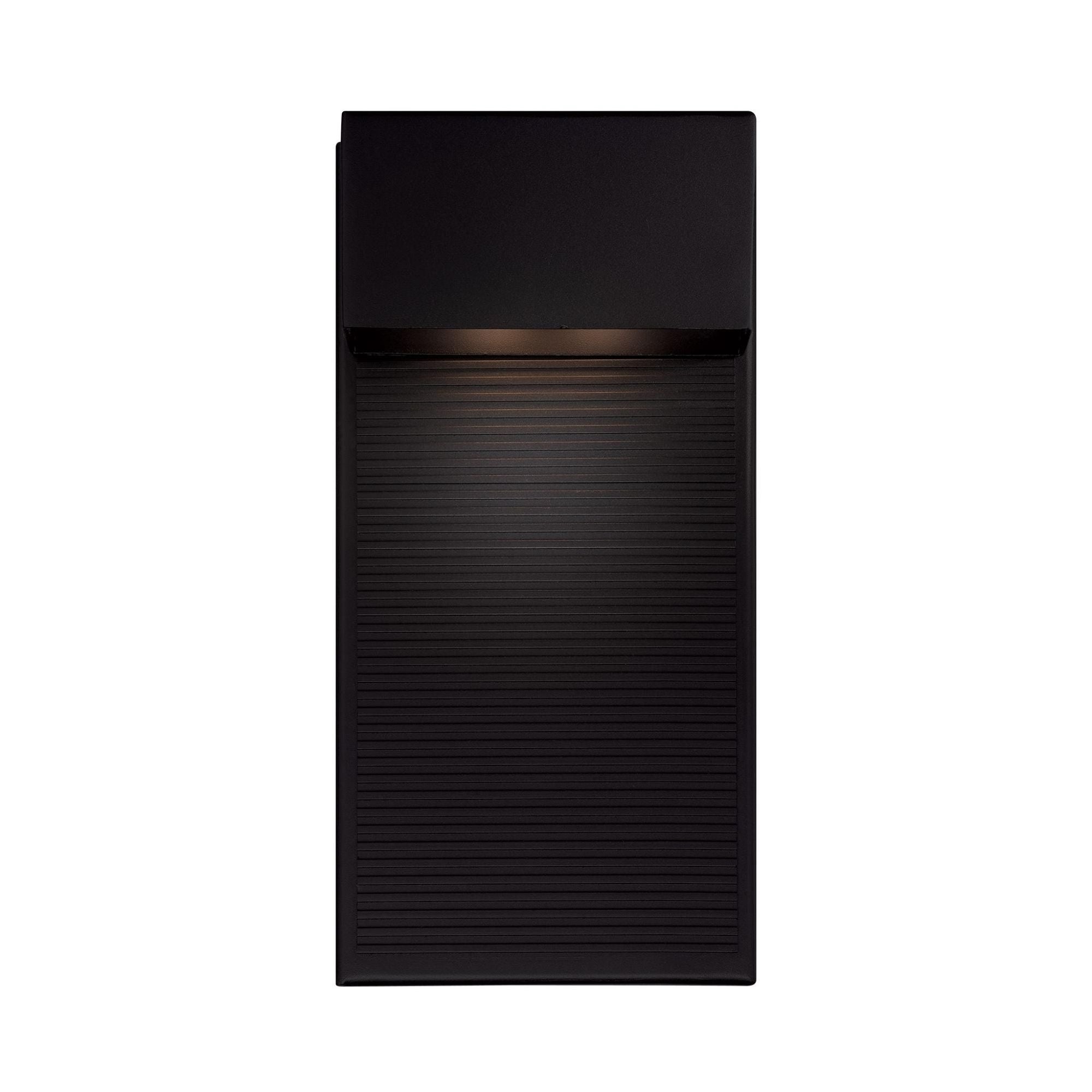 Hiline 12in LED Indoor or Outdoor Wall Light 3000K in Black