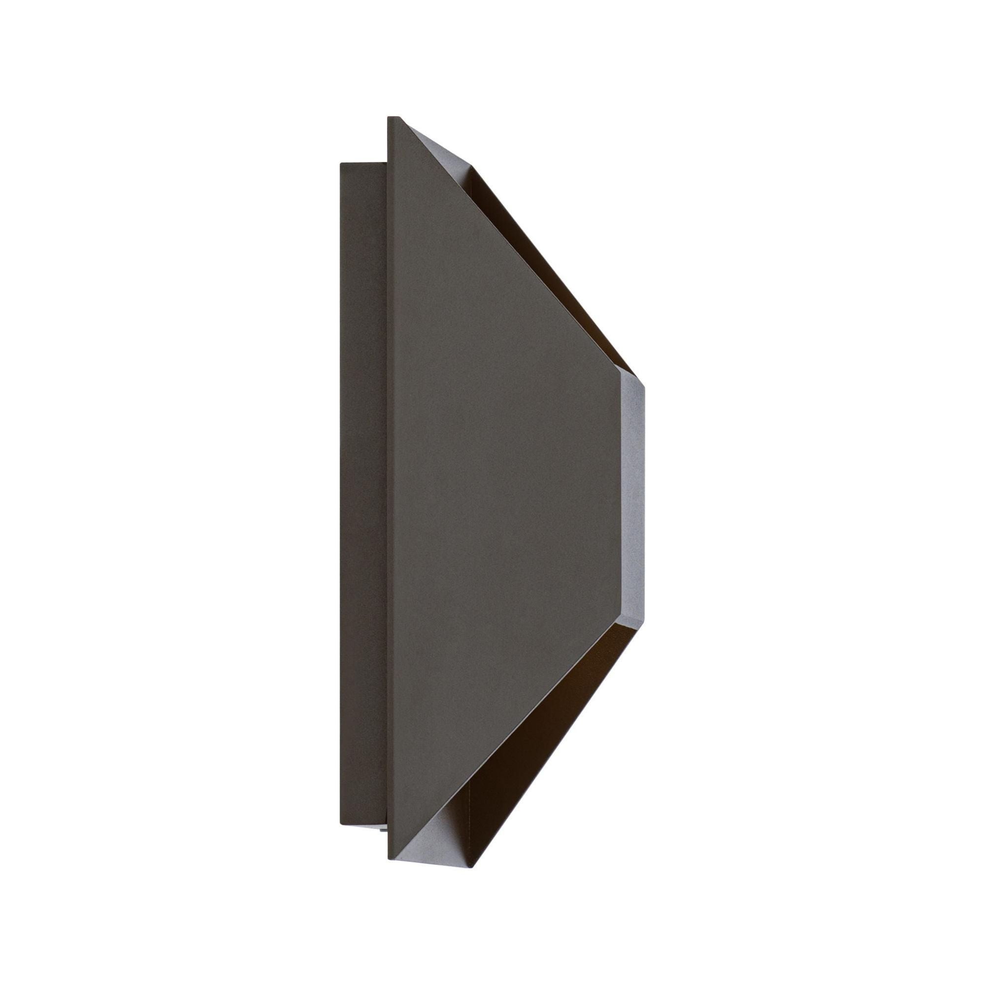 Maglev 10in LED Indoor or Outdoor Wall Light 3-CCT 3000K-3500K-4000K Set to 3500K in Bronze