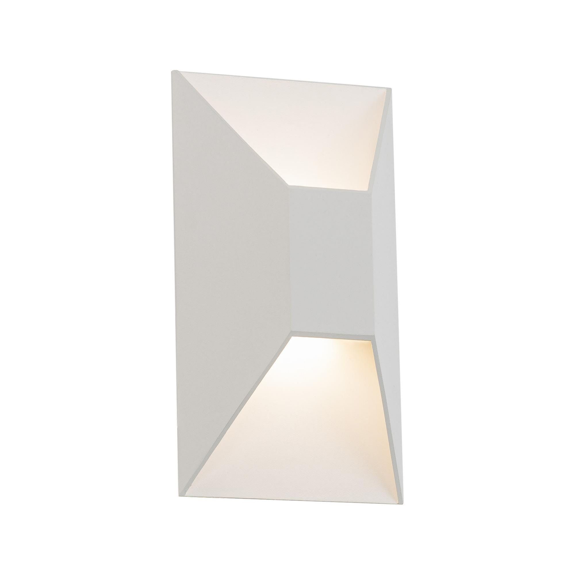 Maglev 10in LED Indoor or Outdoor Wall Light 3-CCT 3000K-3500K-4000K Set to 3000K in White