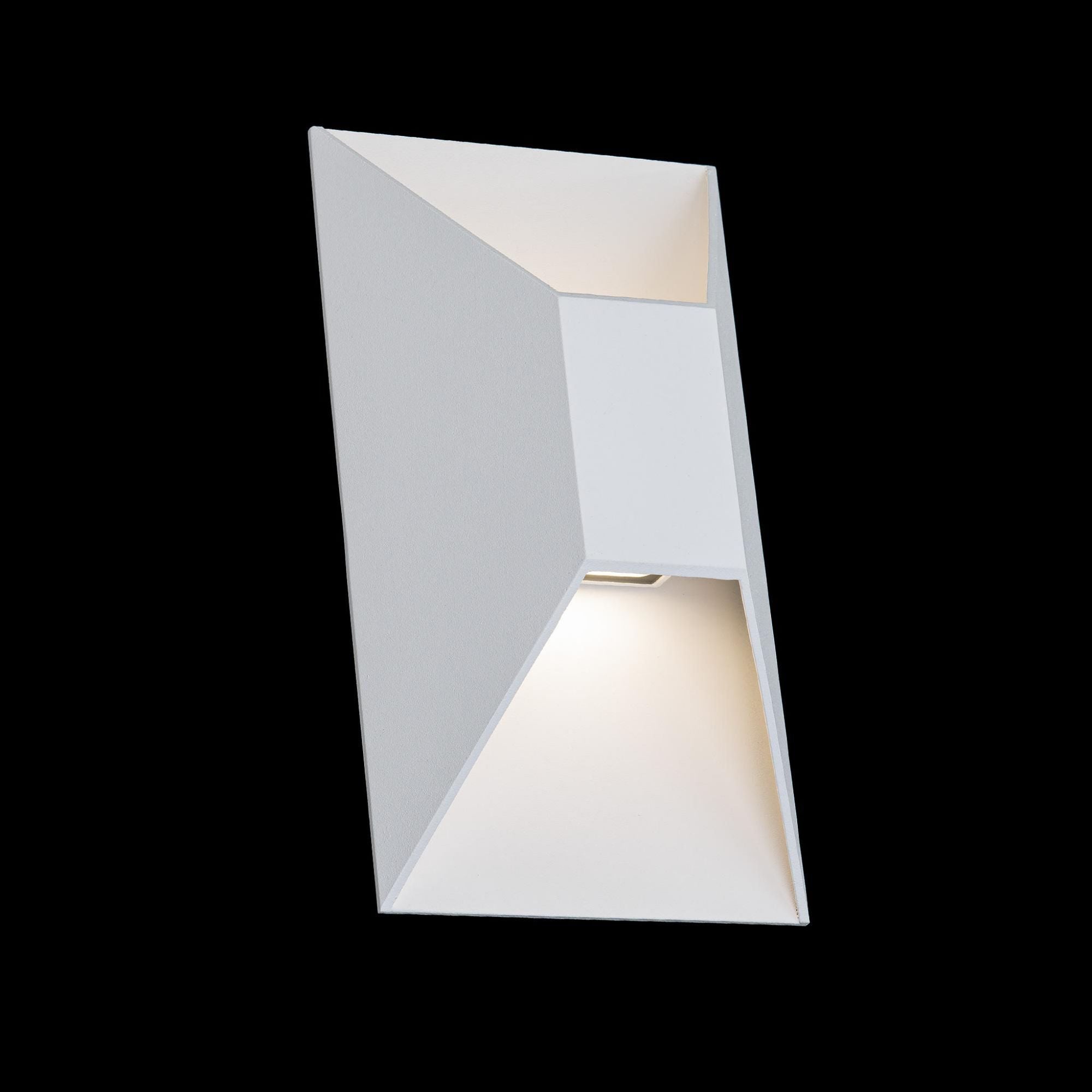 Maglev 10in LED Indoor or Outdoor Wall Light 3-CCT 3000K-3500K-4000K Set to 3000K in White