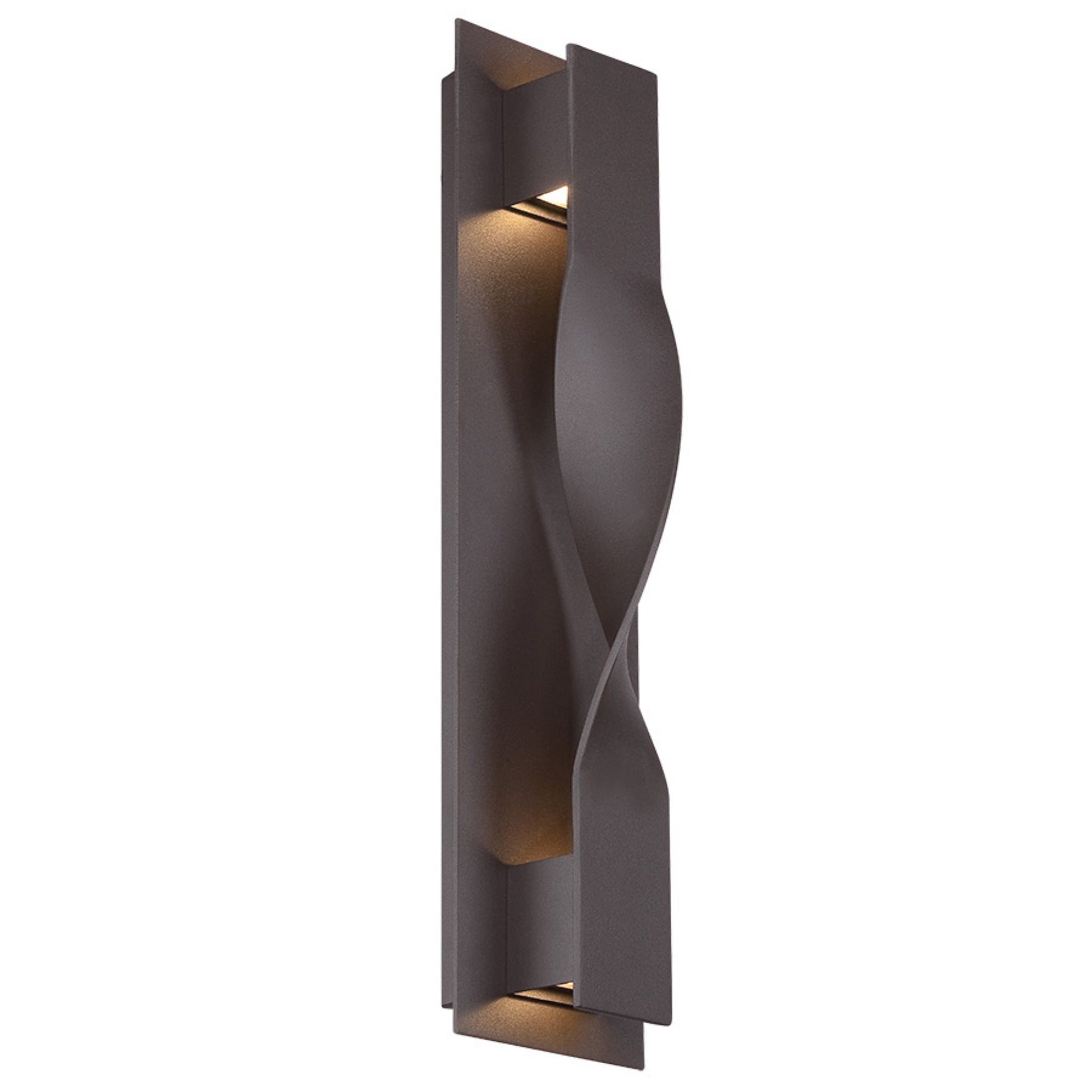 Modern Forms WS-W5620-BZ 3000K 16 Watt Twist LED Wall Light in Bronze