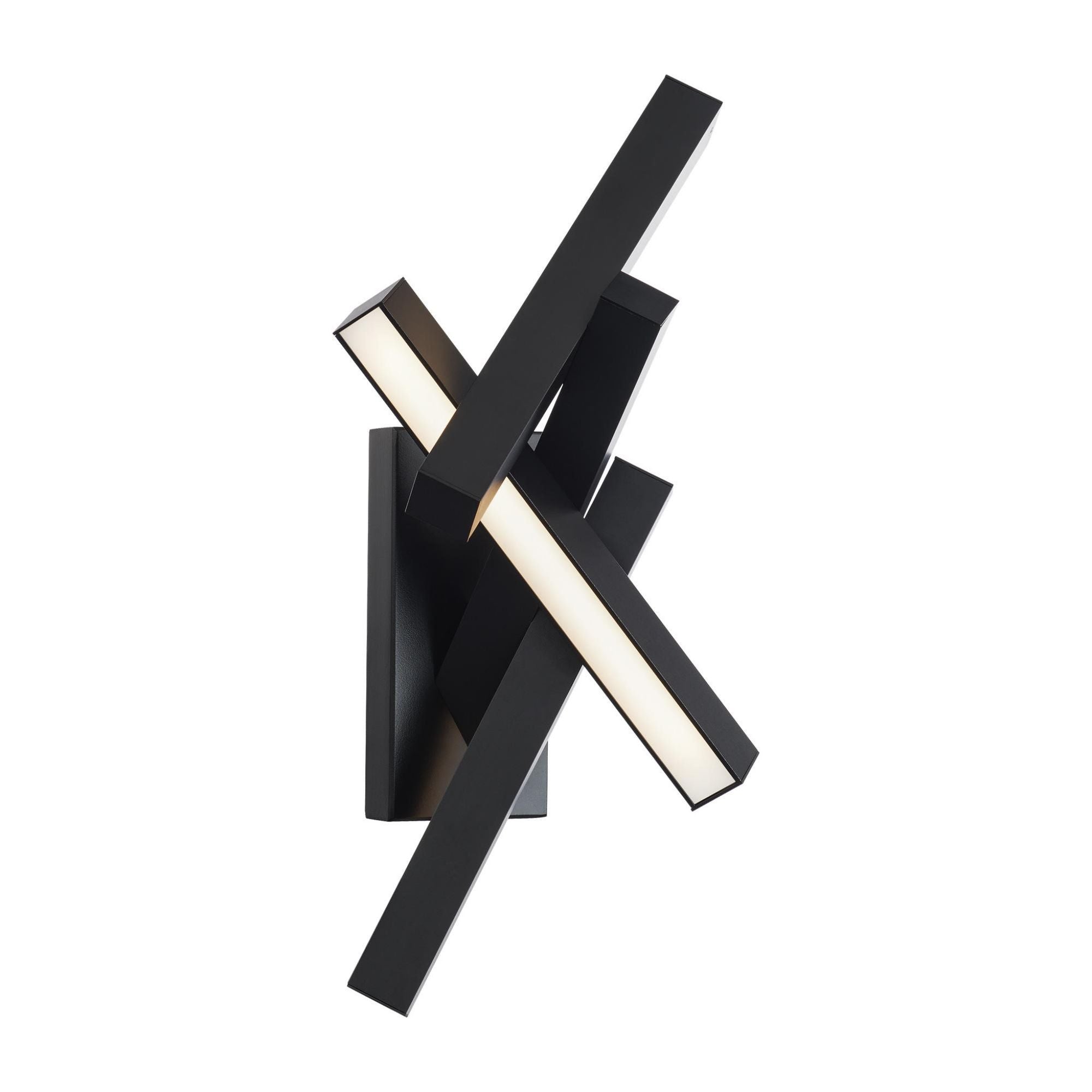 Chaos 24in LED Indoor or Outdoor Wall Sconce 3000K in Black