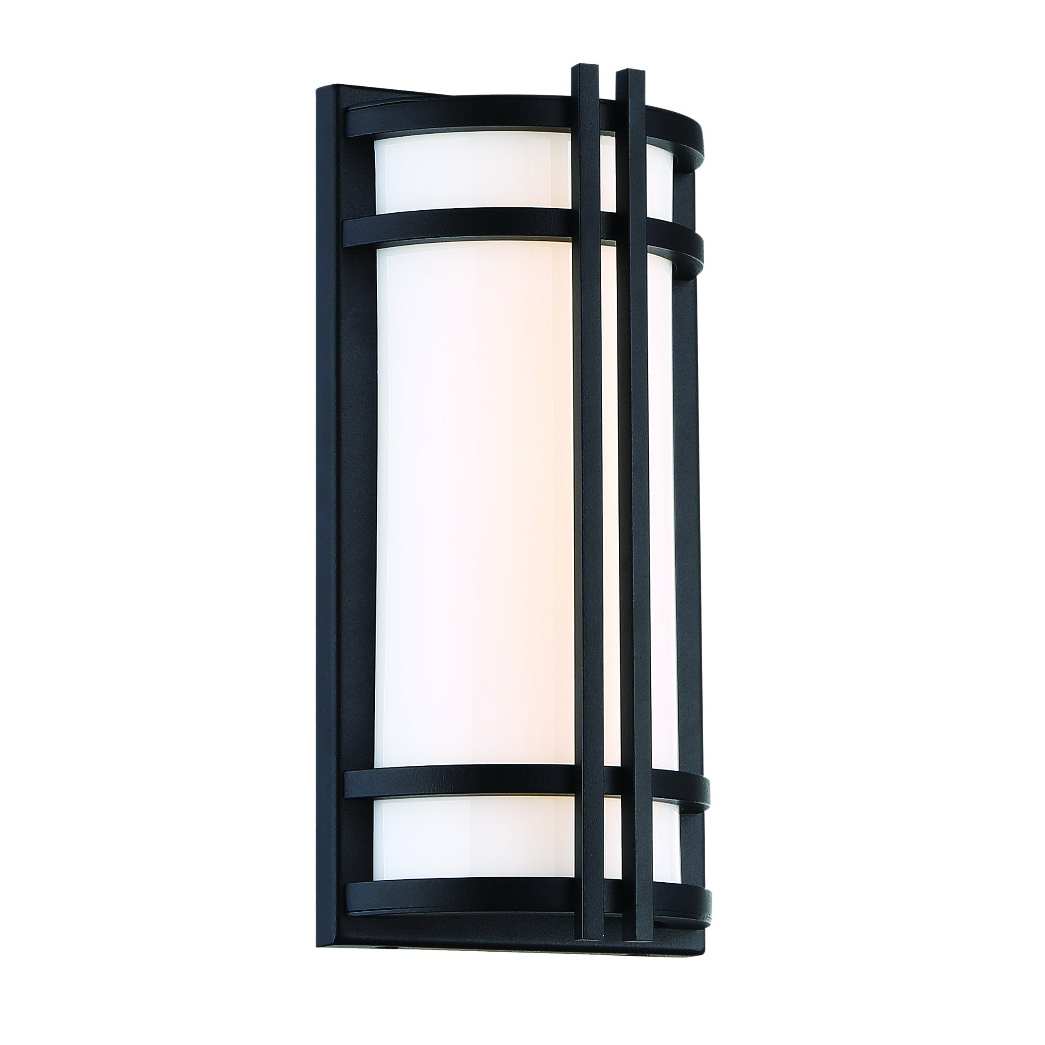 Modern Forms WS-W68618-BK 3000K 19 Watt Skyscraper LED Outdoor Wall Light in Black