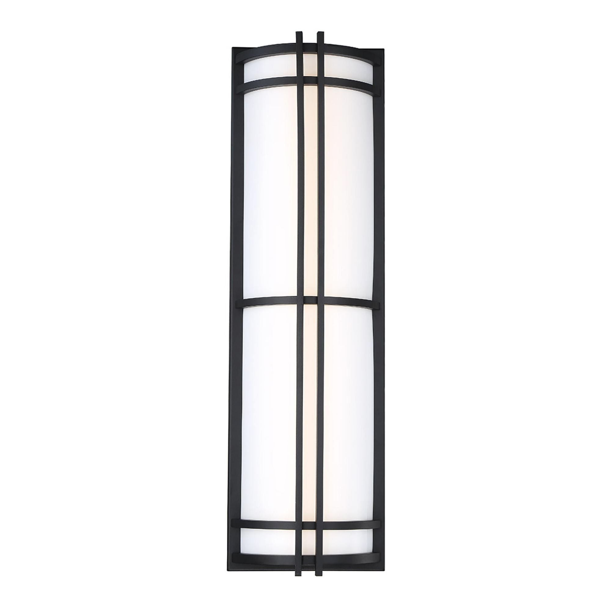 Skyscraper 27in LED Indoor or Outdoor Wall Light 3500K in Black