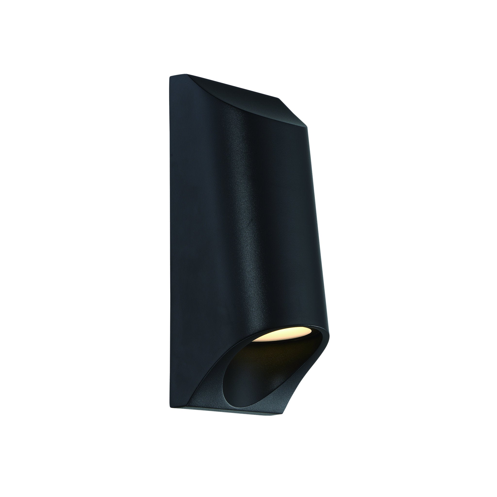 Modern Forms WS-W70612-BK 3000K 25 Watt Mega LED Outdoor Wall Light in Black