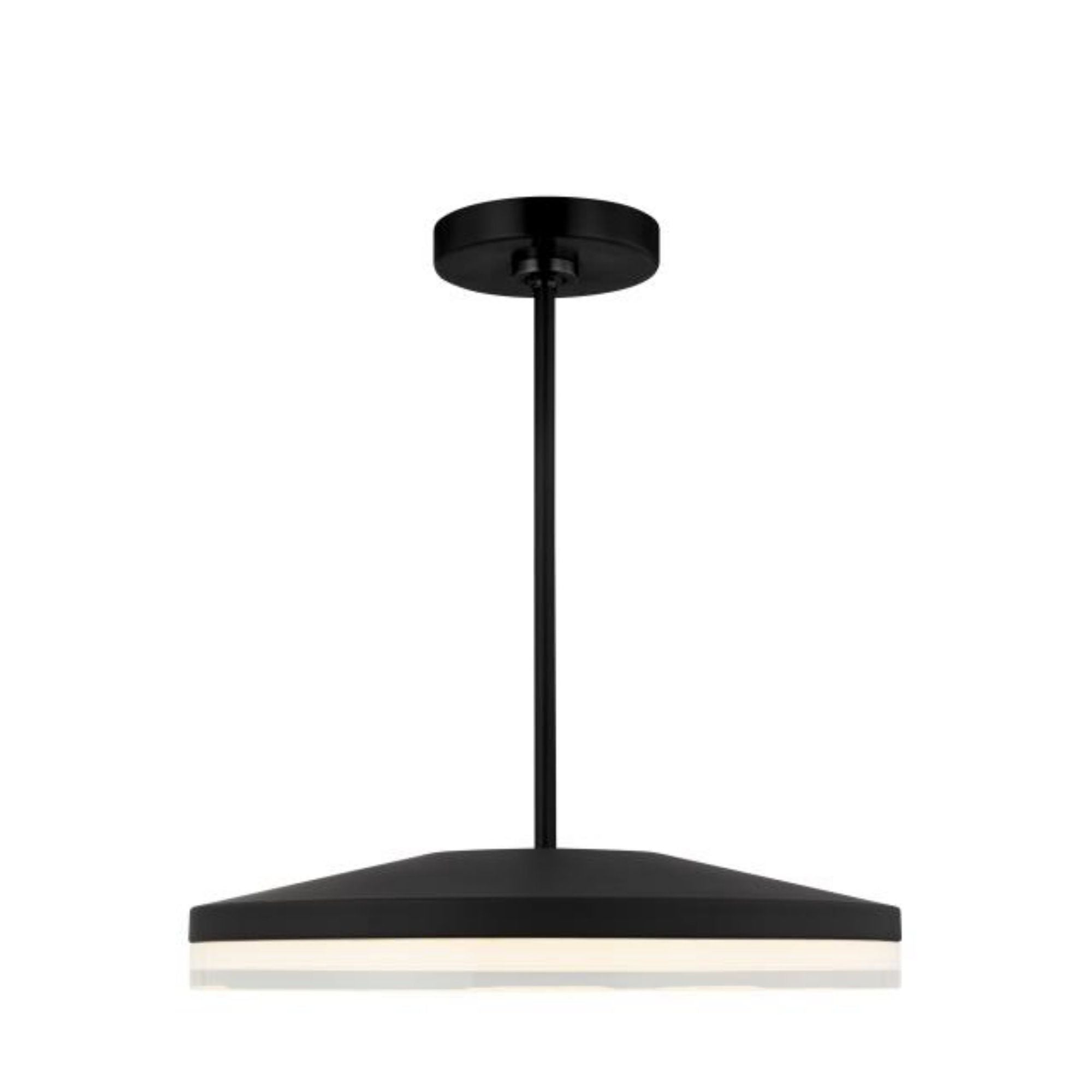 Wyatt Large Pendant 1-Light LED 3000K Nightshade Black by Sean Lavin