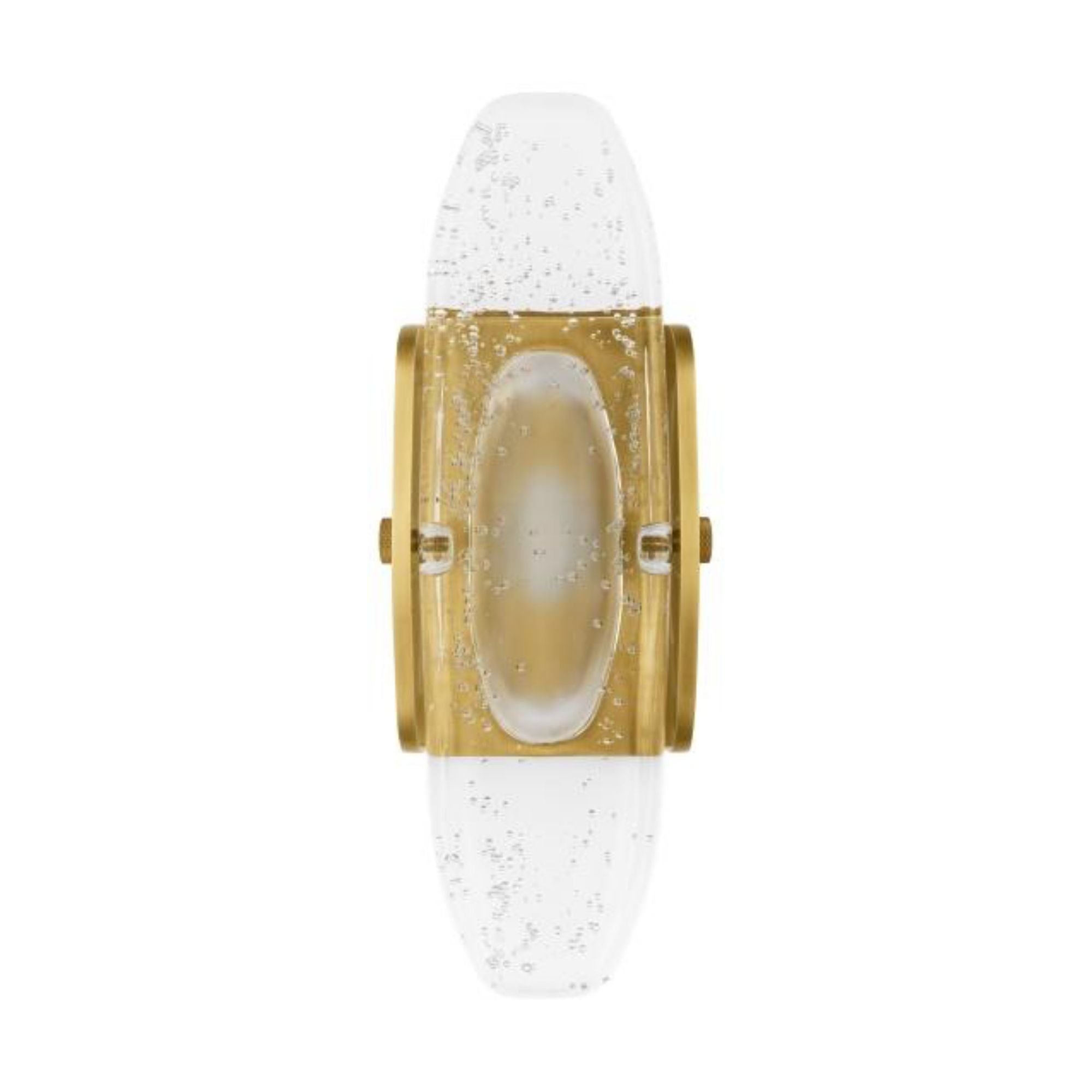 Wythe Medium Wall Sconce ESSENCE 1-Light LED 2700K Plated Brass by Avroko
