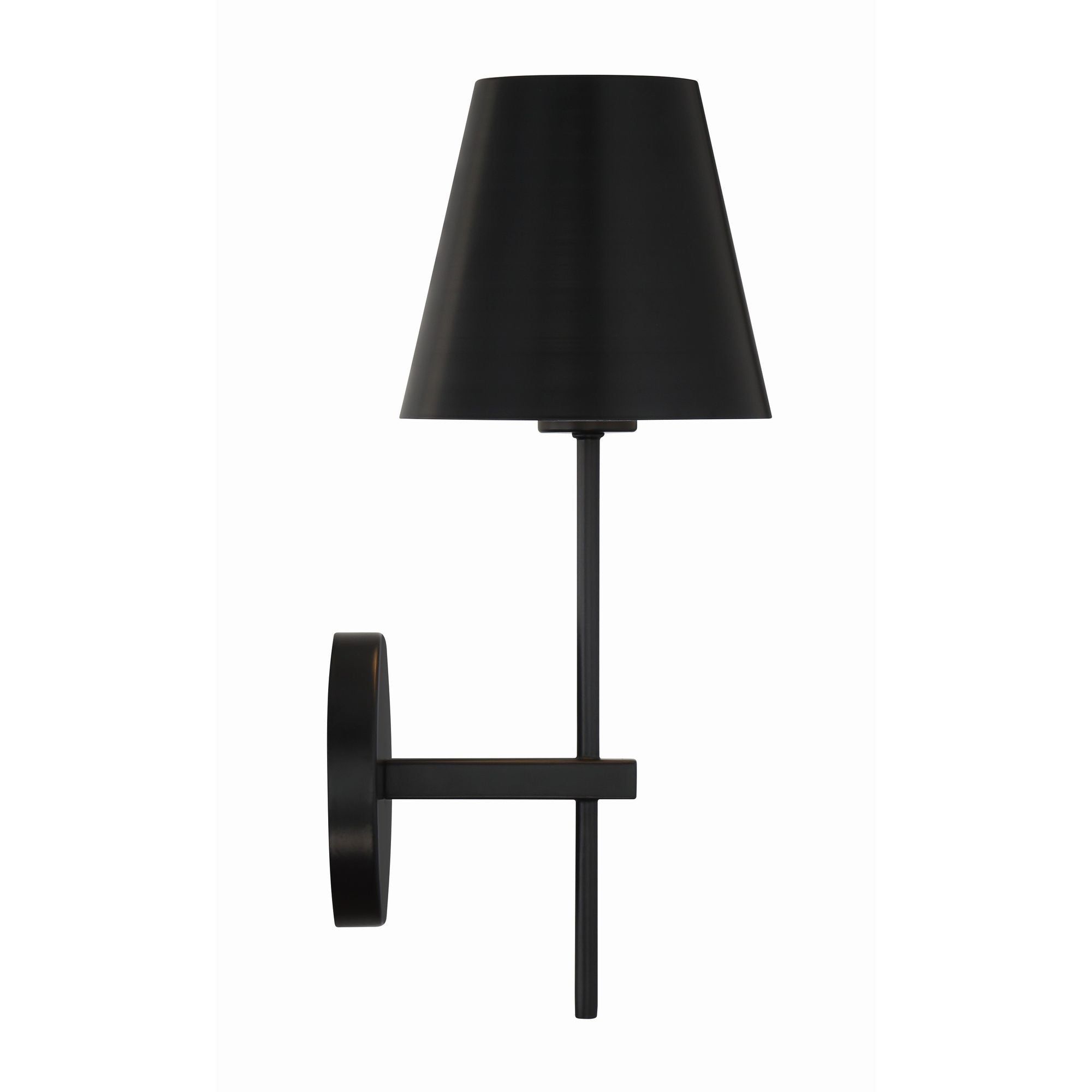 Xavier 6'' Matte Black Sconce Black 6"W x 15"H x 7"D