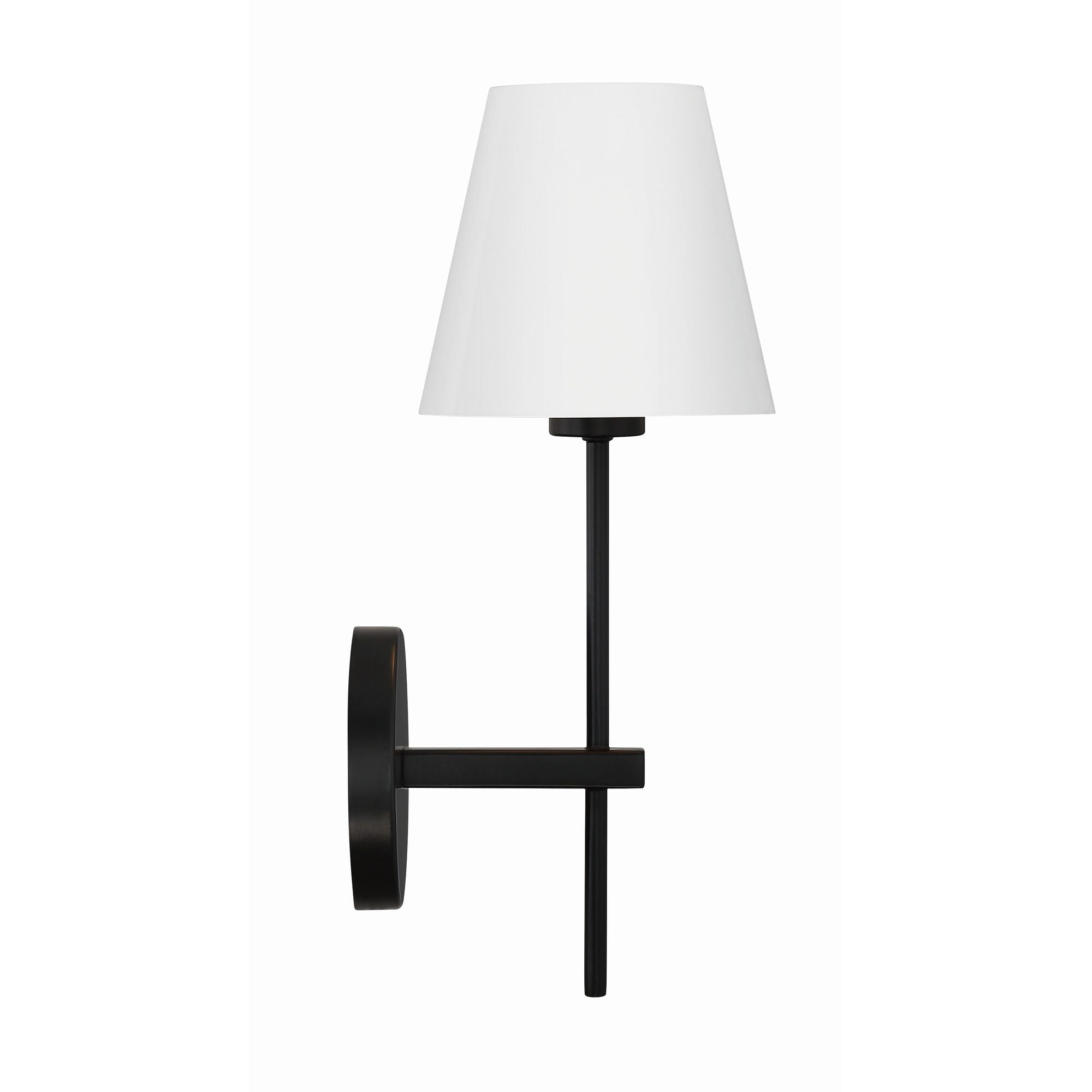 Xavier 6'' Matte Black Sconce Black 6"W x 15"H x 7"D
