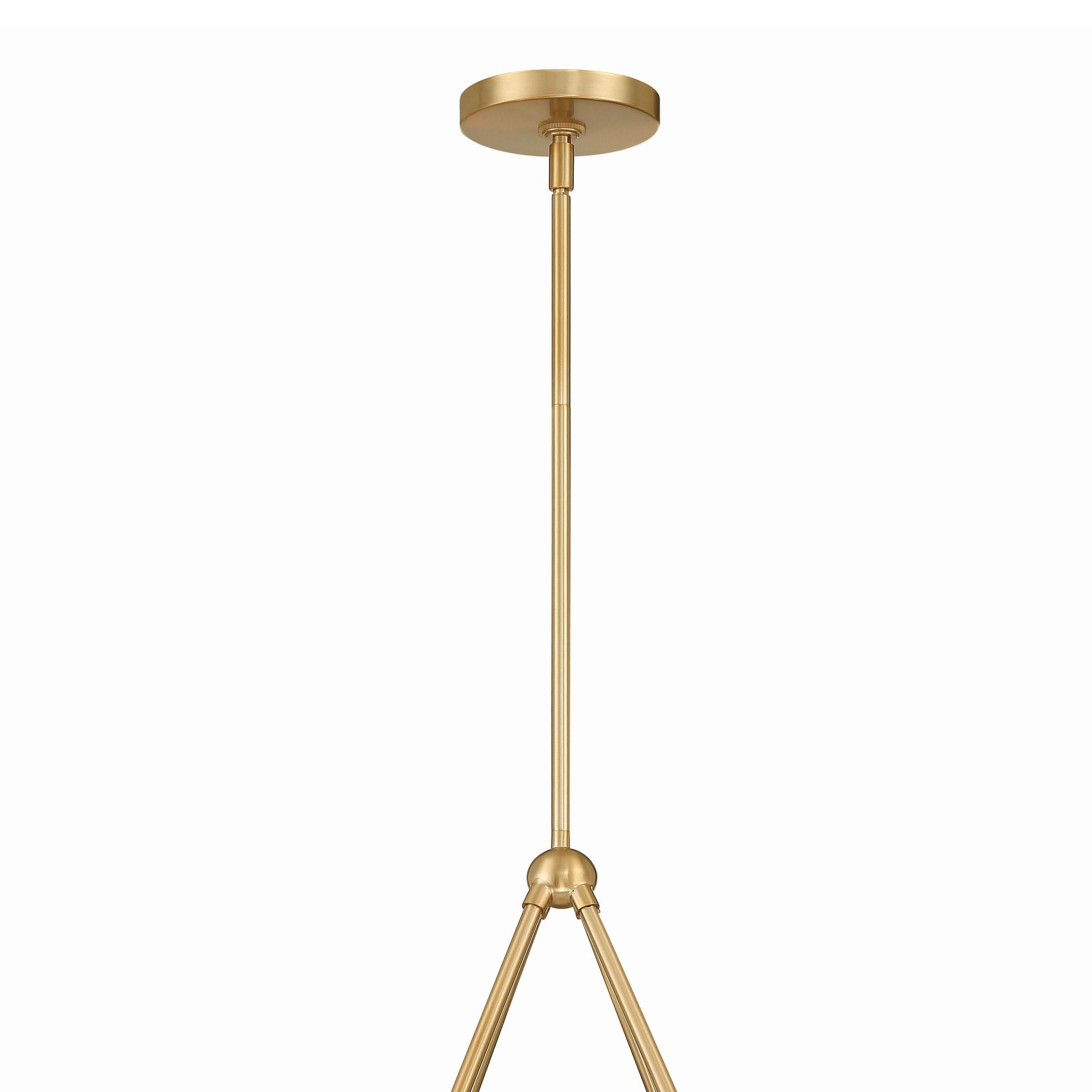 Xavier 31.75'' Vibrant Gold Chandelier Black 31.75"W x 17"H x 31.75"D