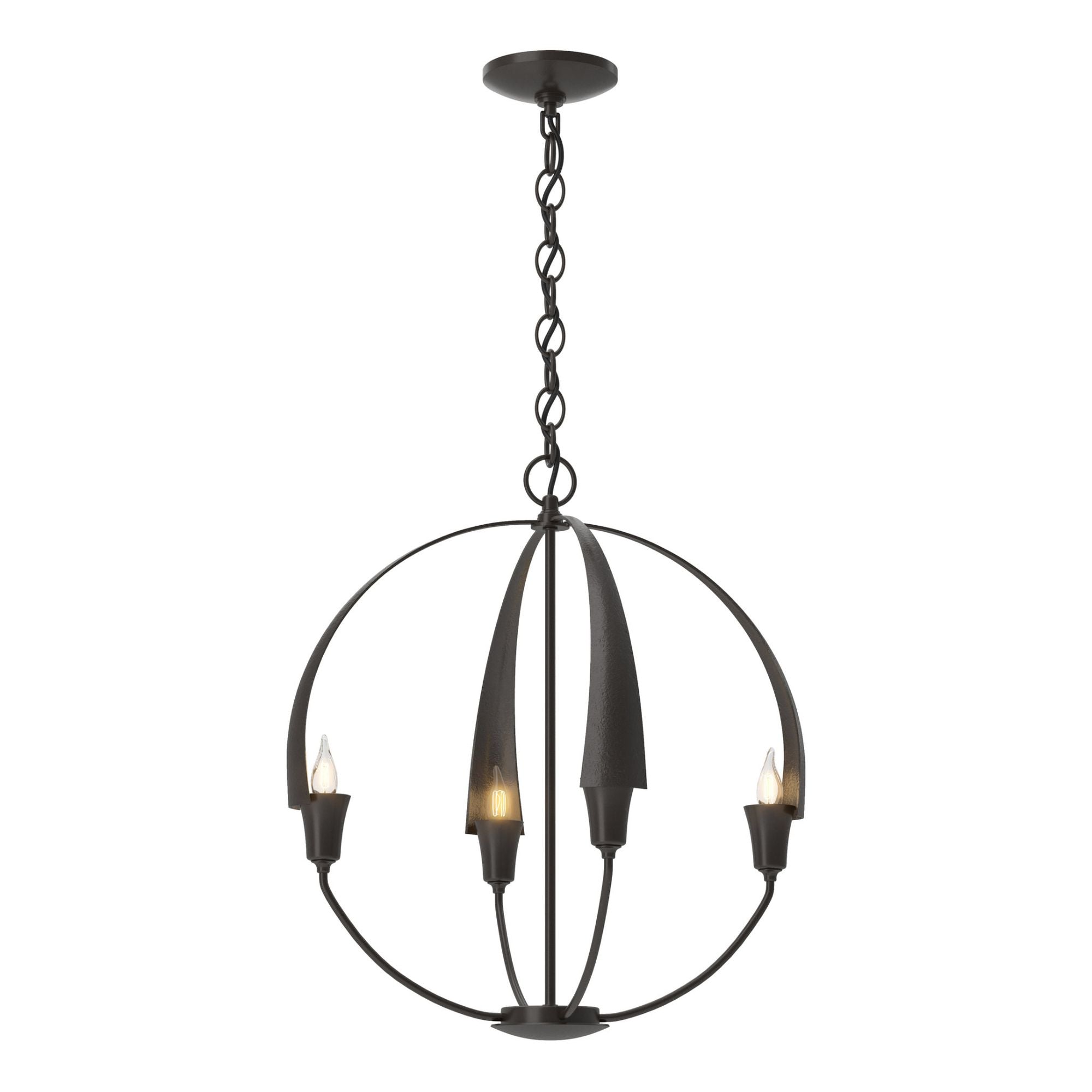Cirque Small Chandelier 4-Light in Oil Rubbed Bronze