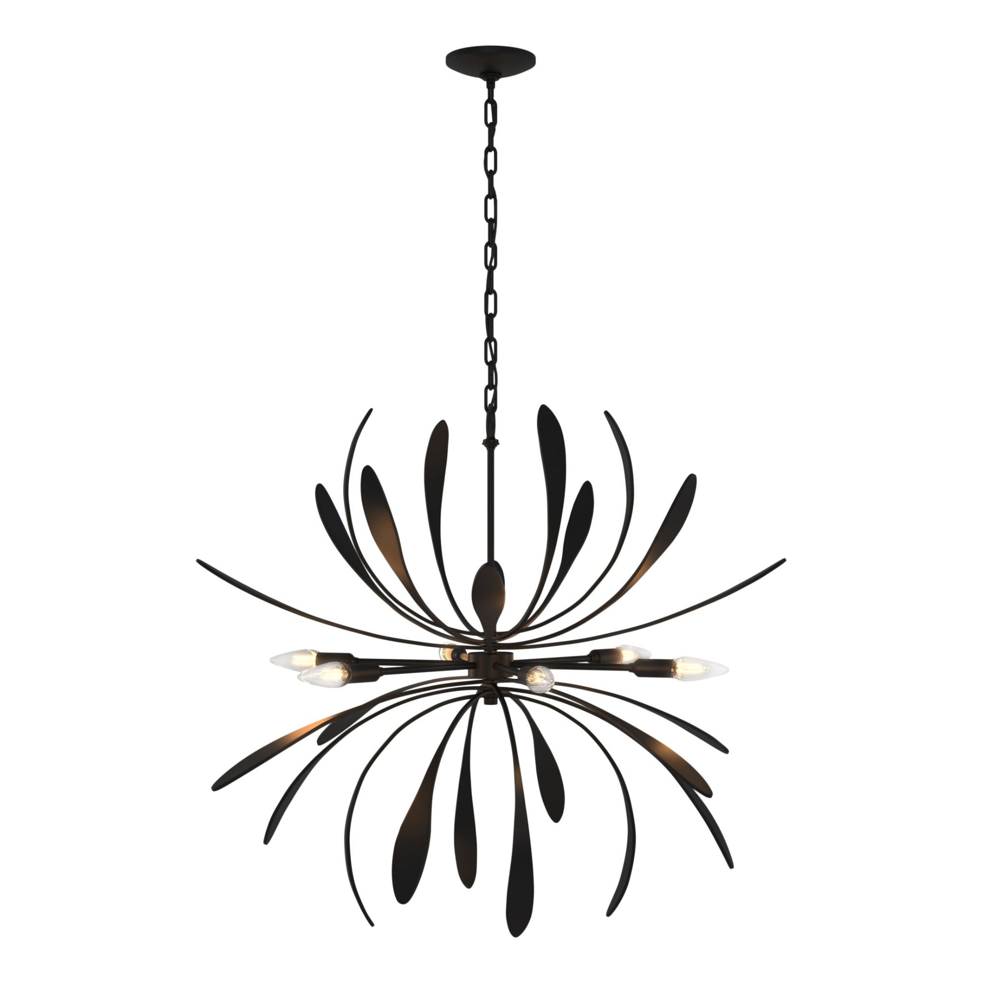 Dahlia Chandelier 6-Light in Black