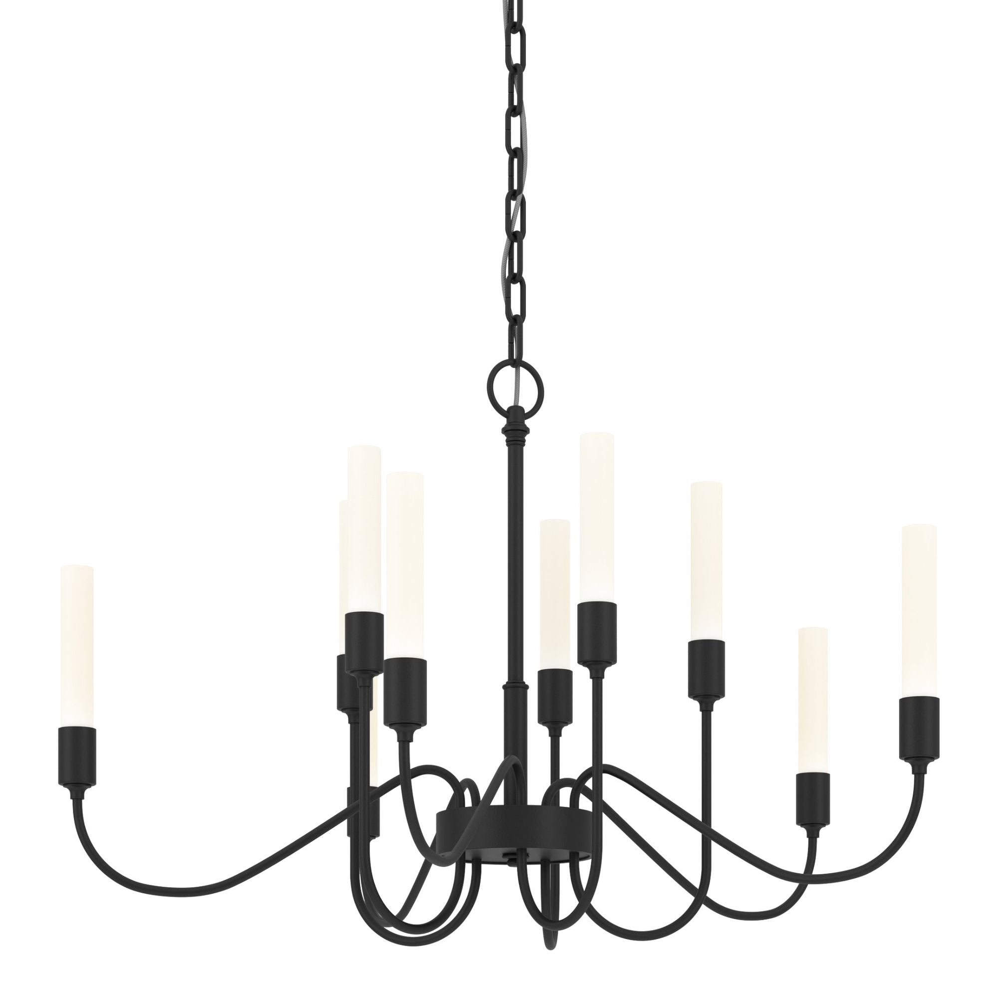 Lisse 10 Arm Chandelier 10-Light in Black
