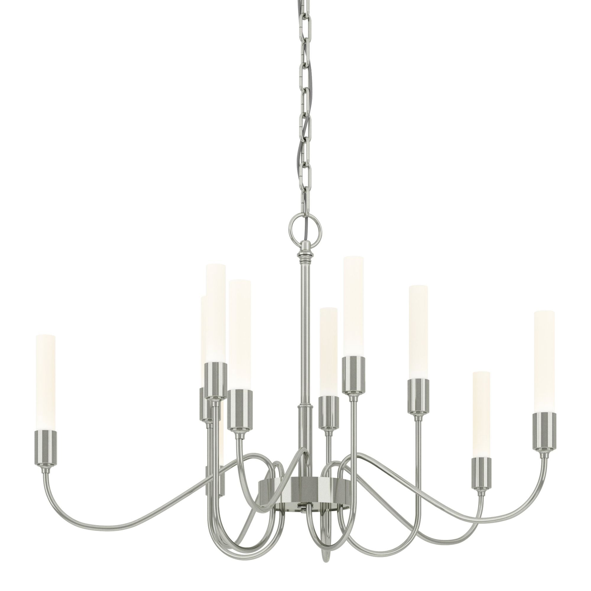 Lisse 10 Arm Chandelier 10-Light in Sterling