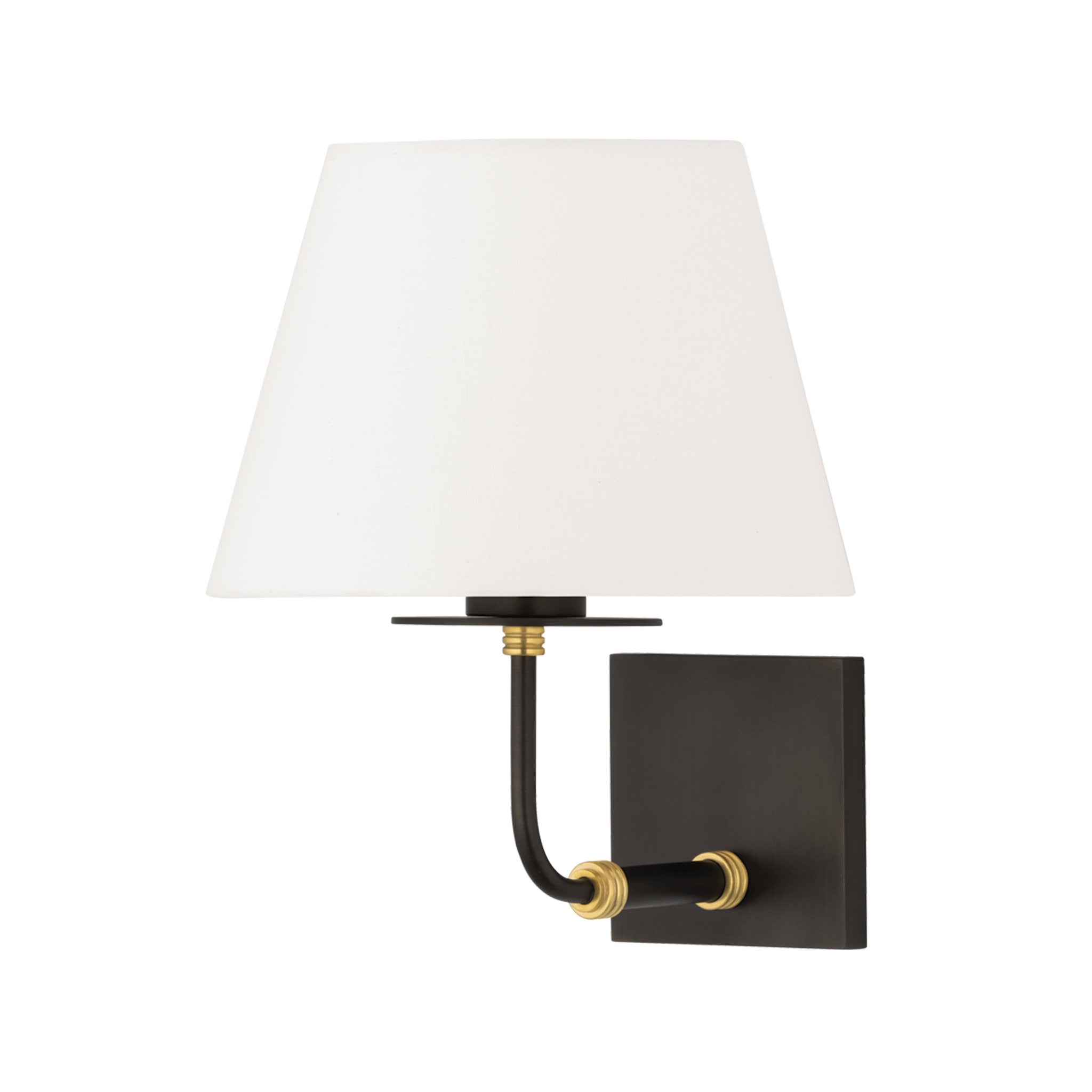 Crown Heights 1-Light Wall Sconce in Aged Brass 9.25W x 11.25H