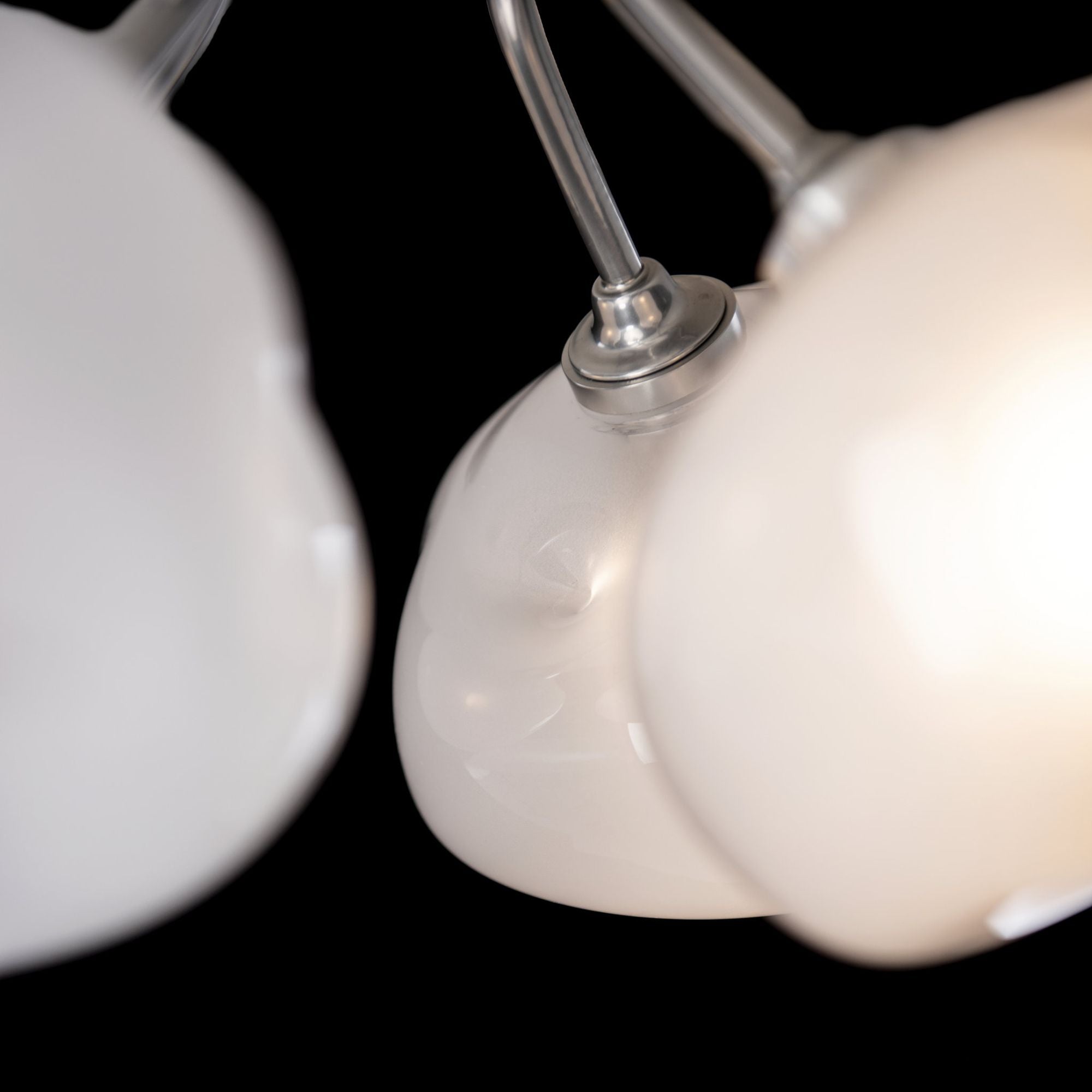Ume 4-Light Semi-Flush 4-Light Frosted Glass (FD) in Sterling