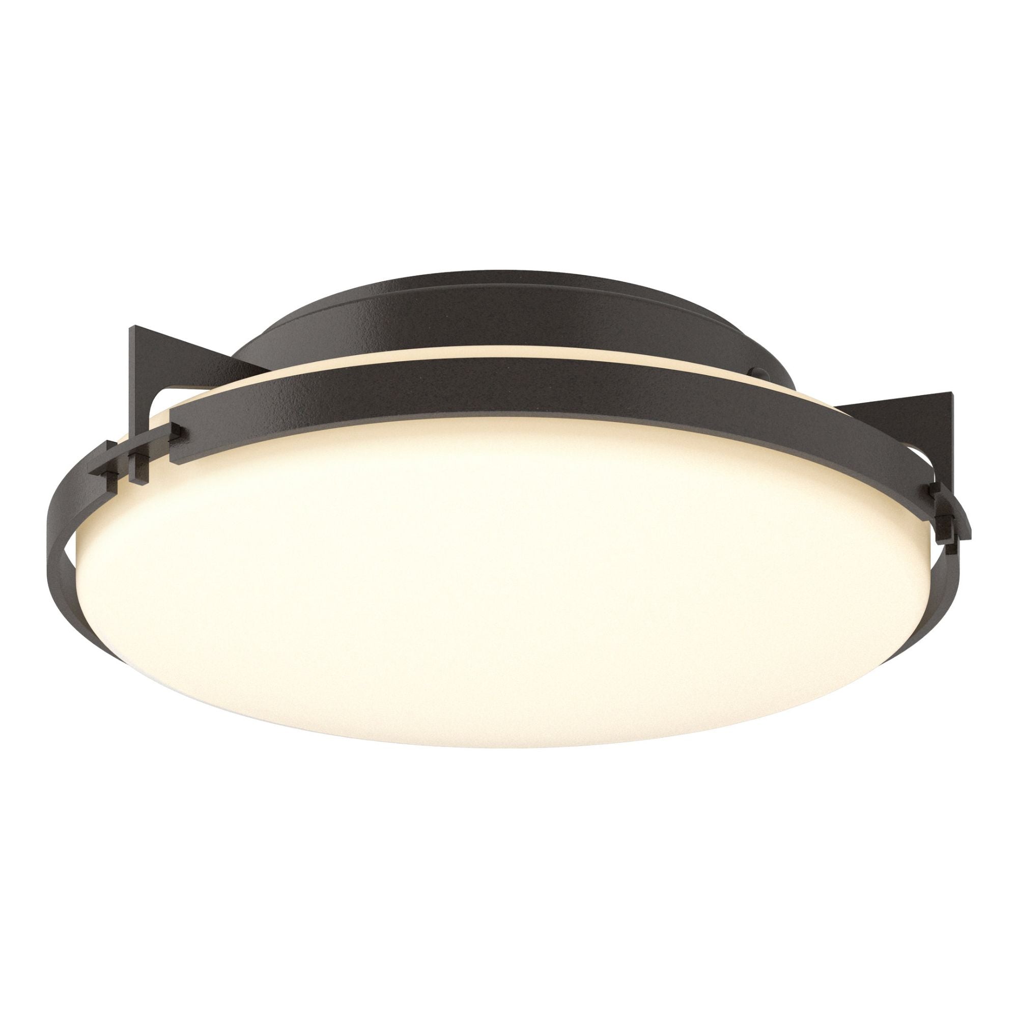 Metra Flush Mount 2-Light Opal Glass (GG) in Oil Rubbed Bronze