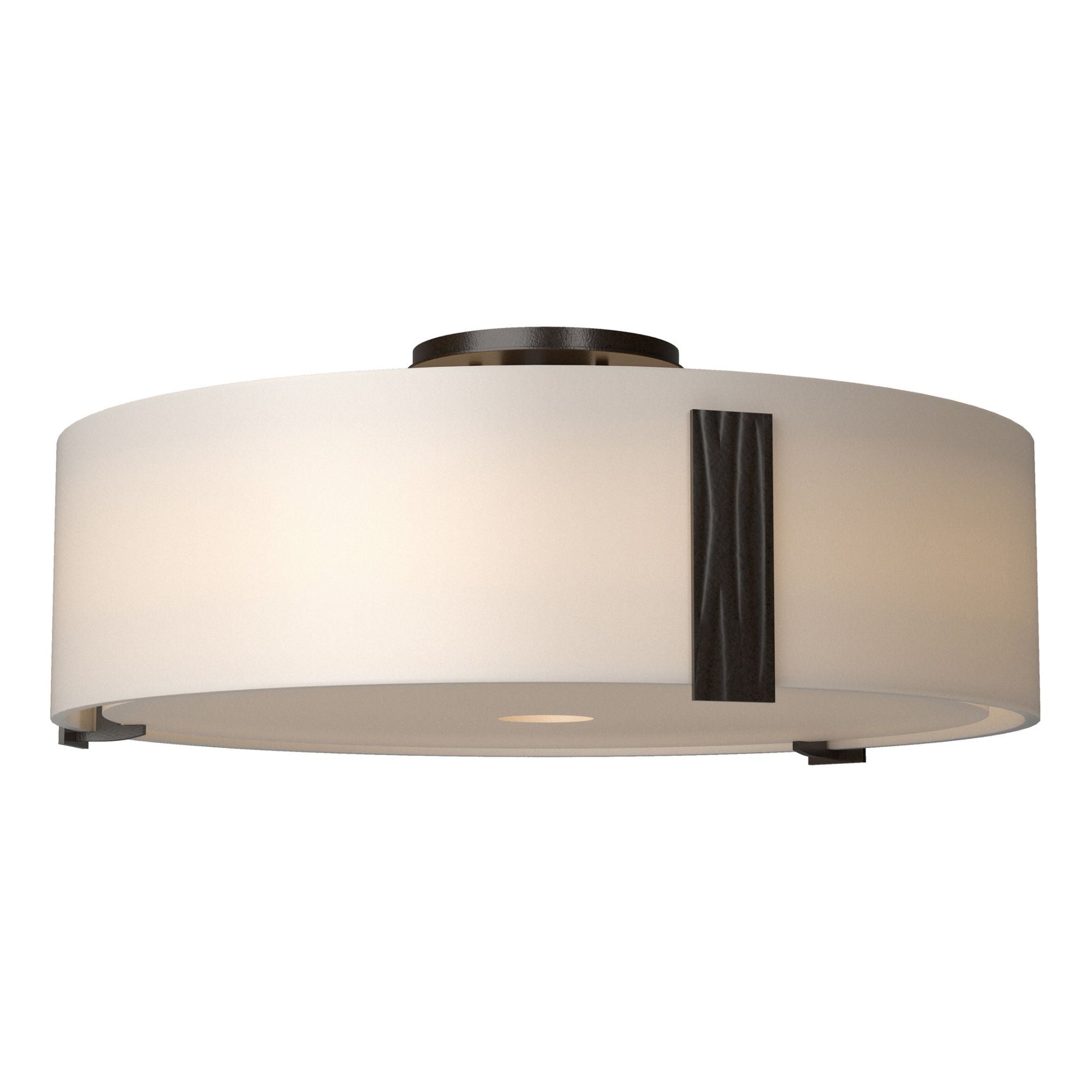 Impressions Large Semi-Flush 3-Light Opal Glass (GG) in Oil Rubbed Bronze
