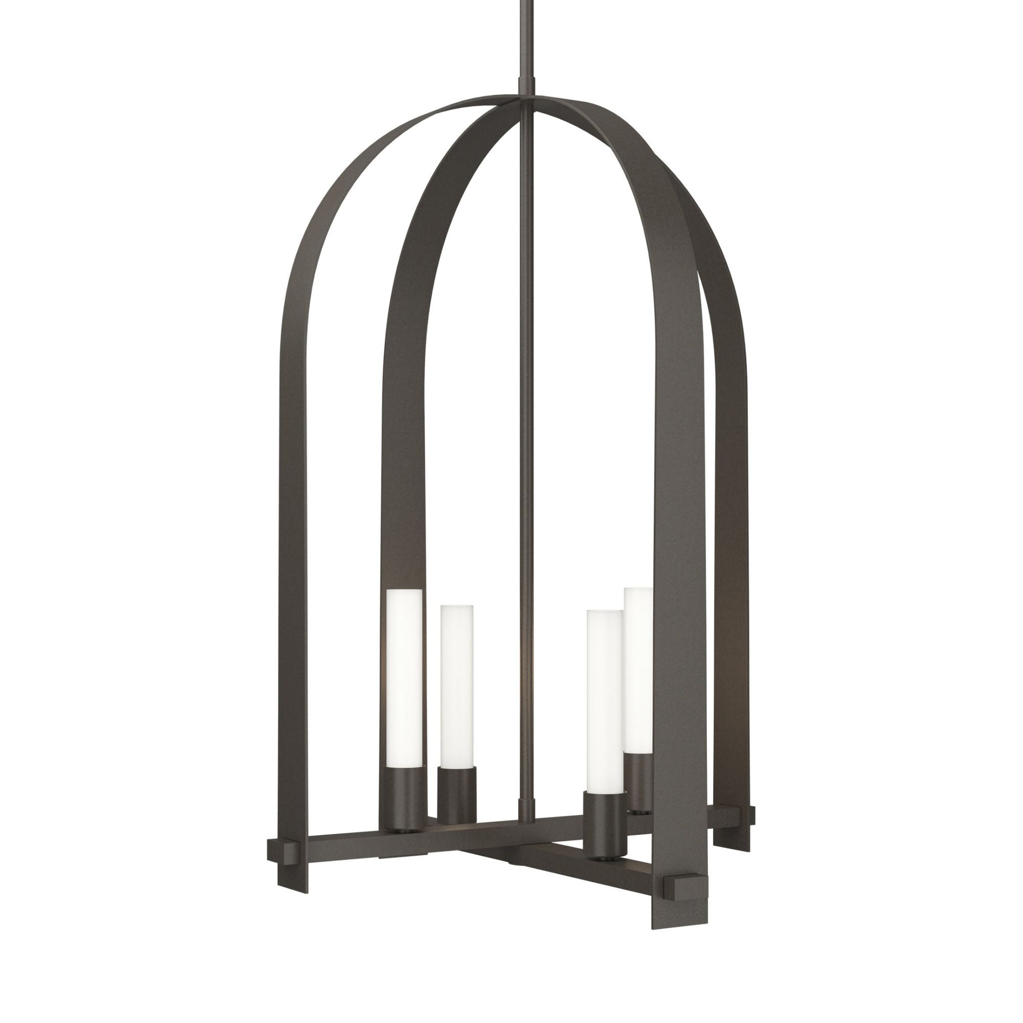 Triomphe 4-Light Pendant 4-Light Frosted Glass (FD) in Dark Smoke