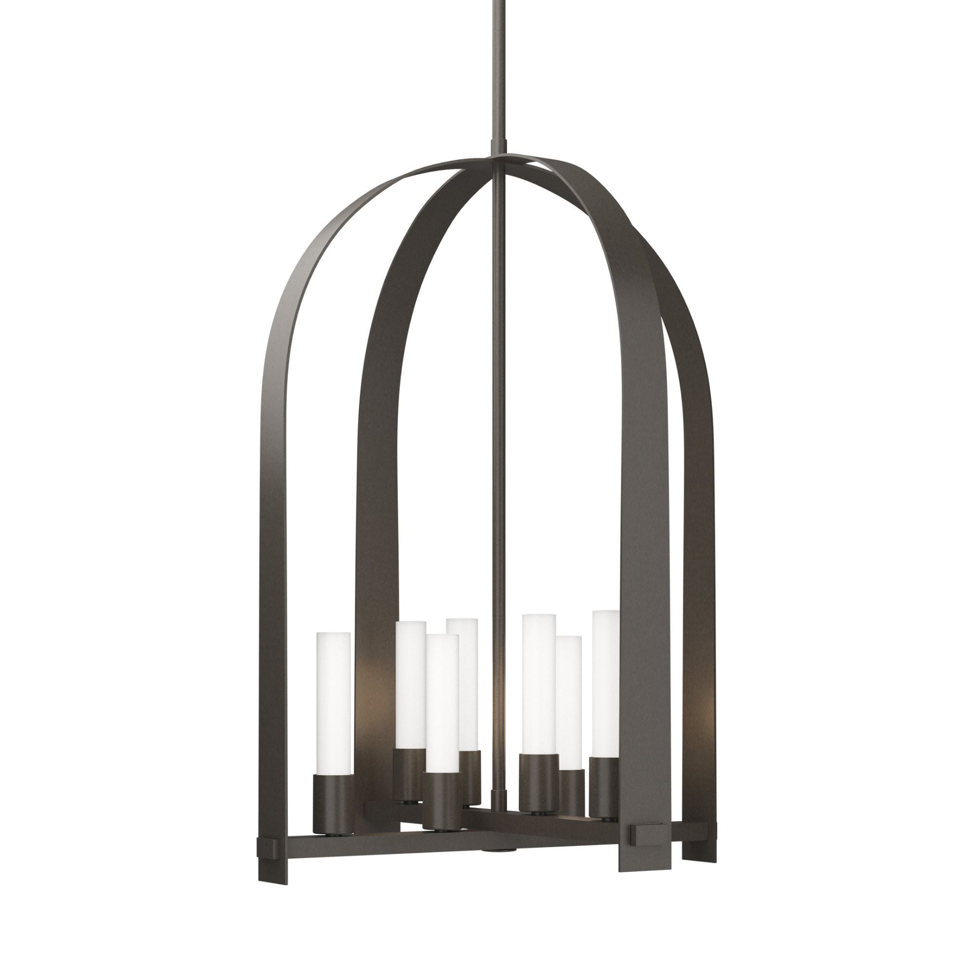 Triomphe 8-Light Pendant 8-Light Frosted Glass (FD) in Dark Smoke