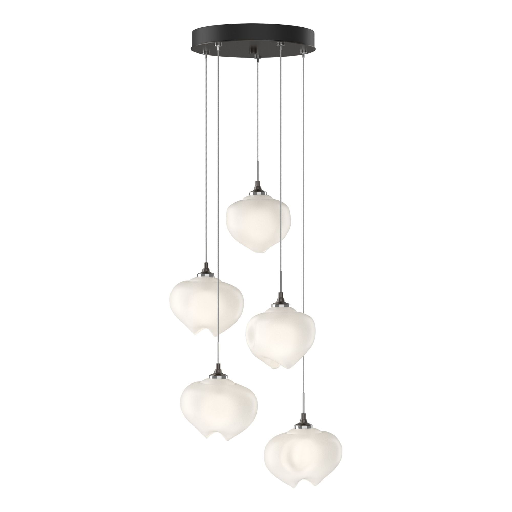 Ume 5-Light Pendant 5-Light Frosted Glass (FD) in Oil Rubbed Bronze