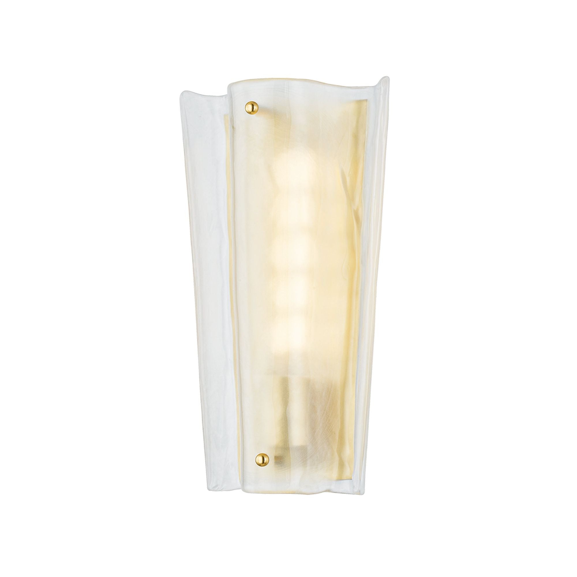 Baxford 1-Light Wall Sconce in Aged Brass 8W x 14H