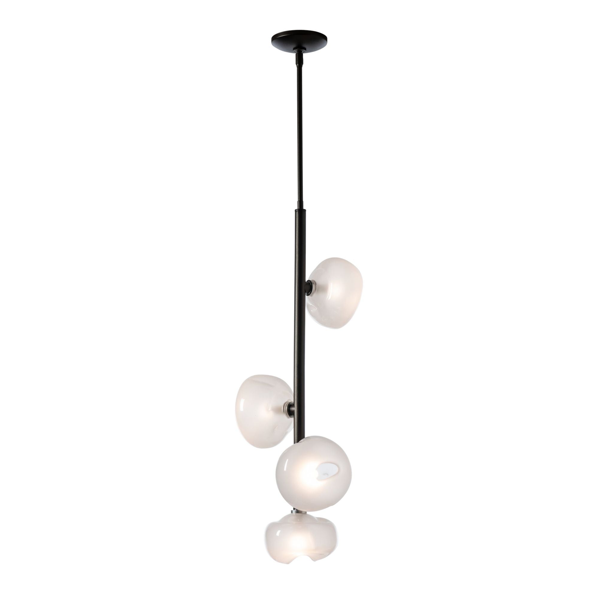 Ume Vertical Pendant 4-Light Frosted Glass (FD) in Oil Rubbed Bronze