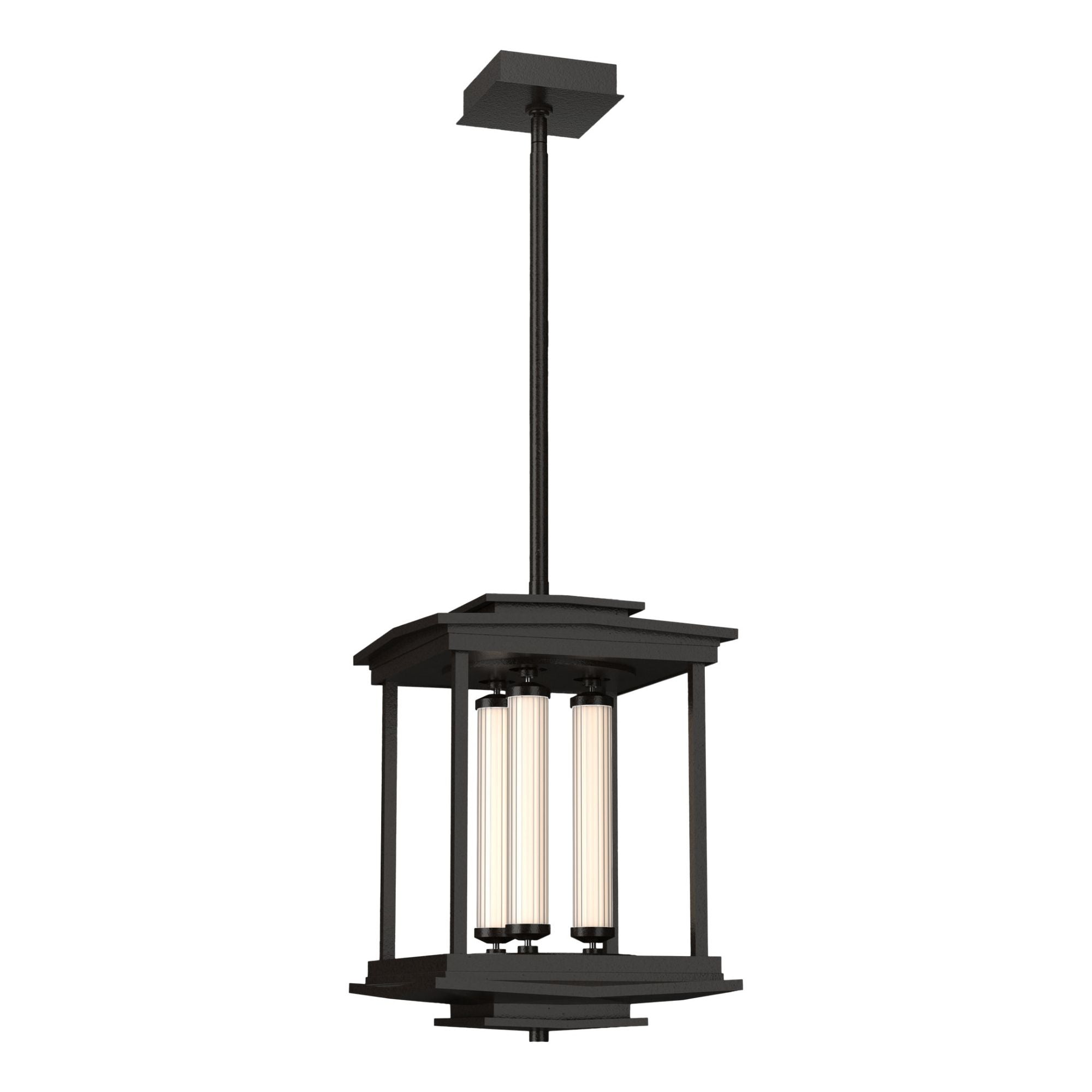 Athena 3-Light LED Lantern LED Clear Glass (ZM) in Oil Rubbed Bronze