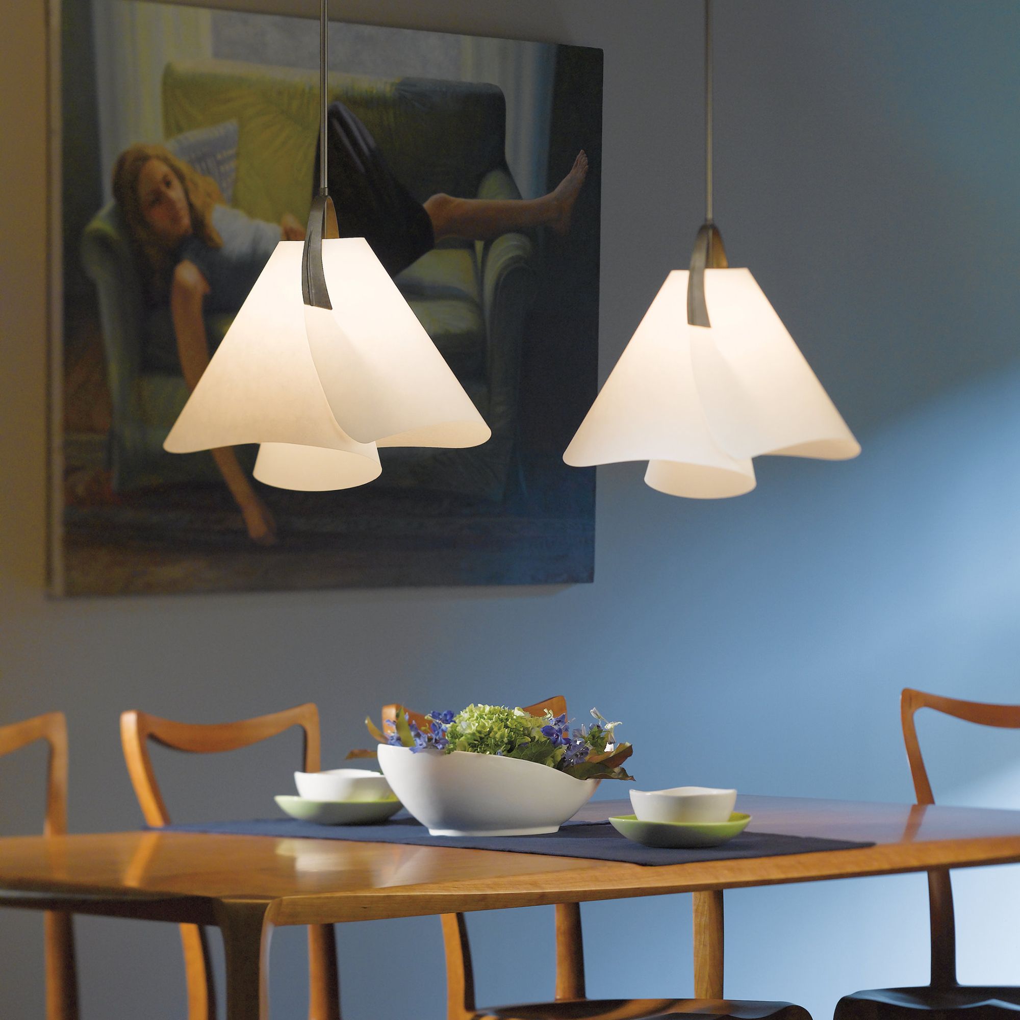 Mobius Small Pendant 1-Light Spun Frost (SH) in Dark Smoke
