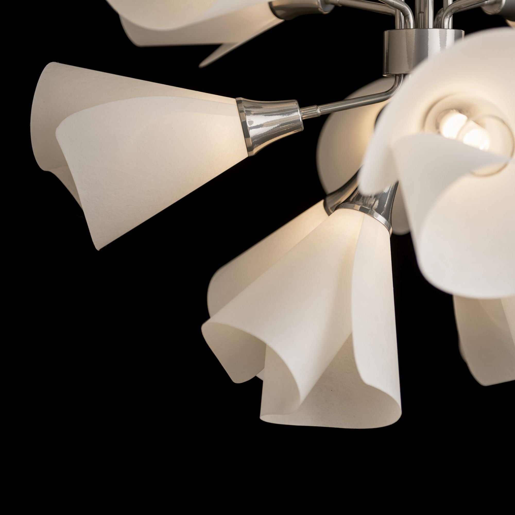 Mobius 16-Light Orb Pendant 16-Light Spun Frost (SH) in Sterling