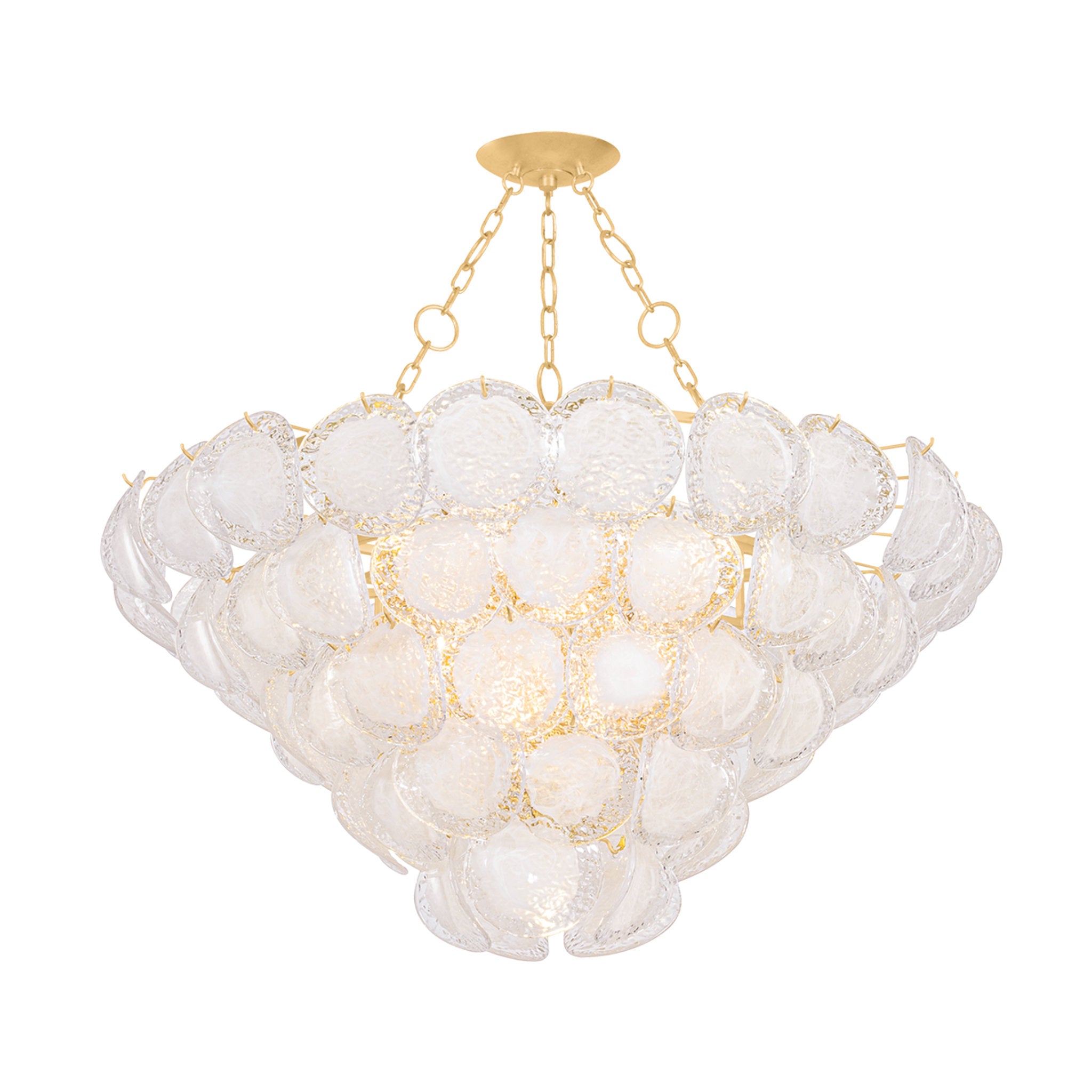 Cedar Hill 17-Light Chandelier in Vintage Gold Leaf 47.25W x 24.25H