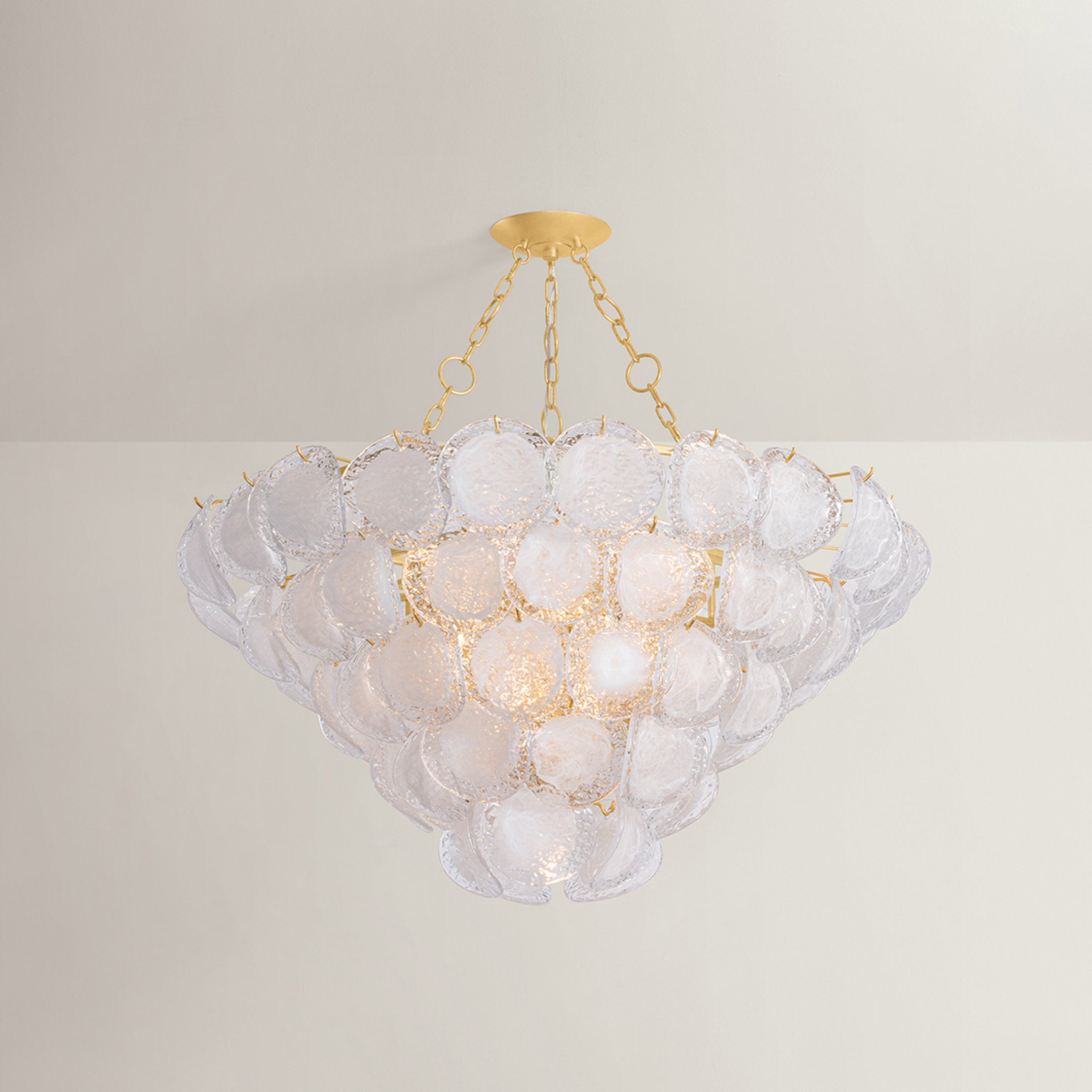Cedar Hill 17-Light Chandelier in Vintage Gold Leaf 47.25W x 24.25H