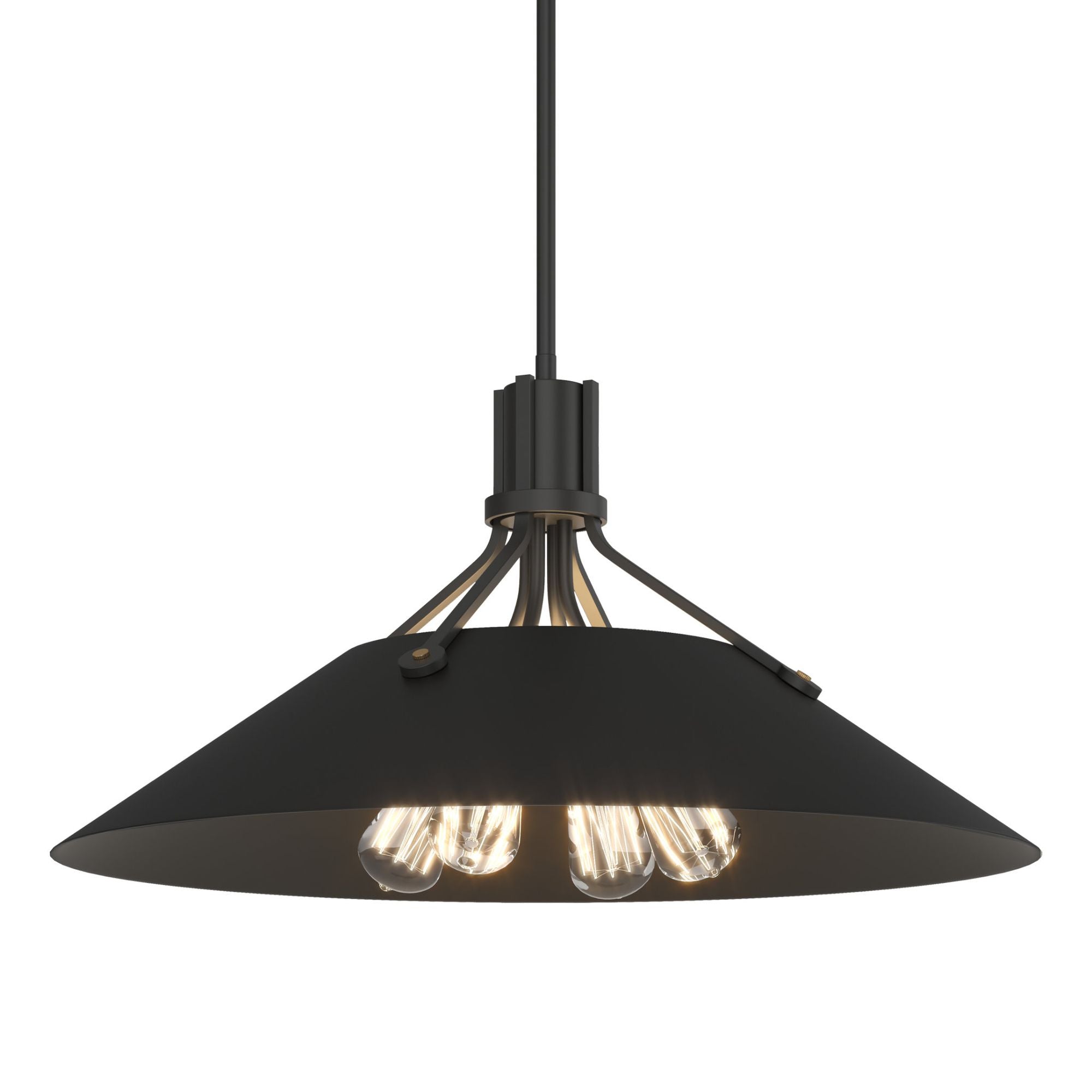 Henry Pendant 4-Light Black Accent in Black